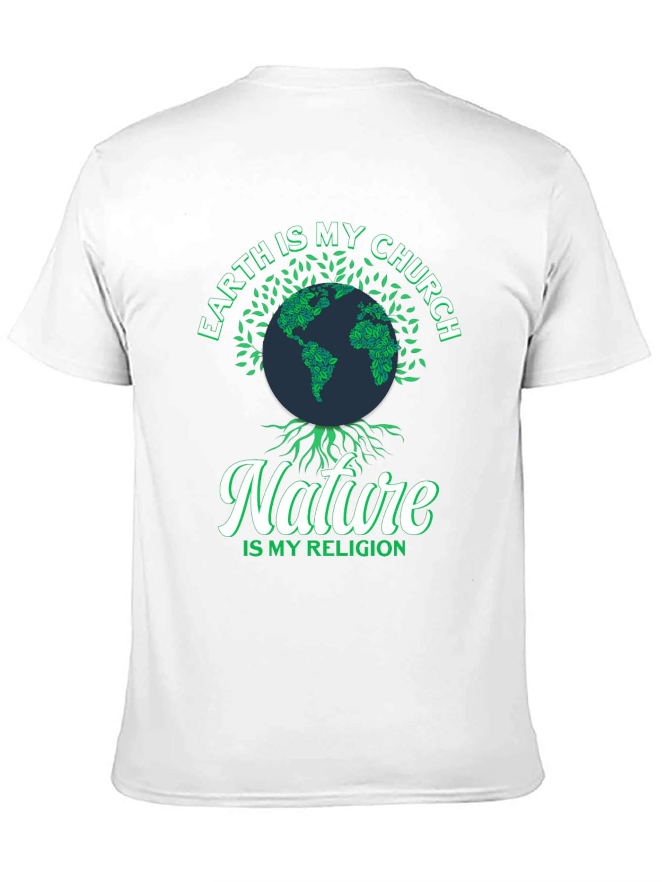 Earth Is My Church T-Shirt Nature Religion Tee