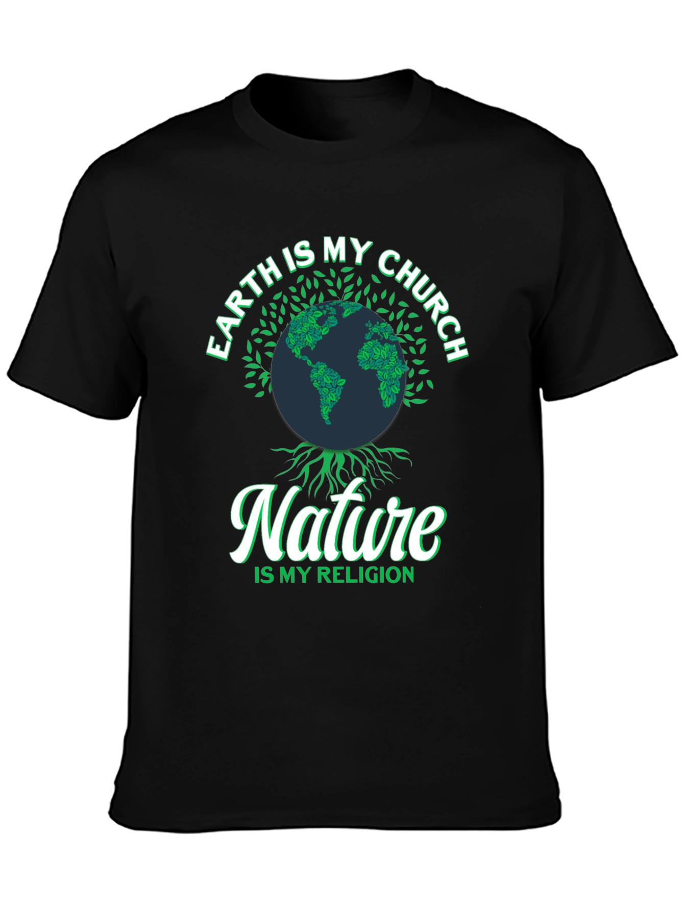 Earth Is My Church T-Shirt Nature Religion Tee