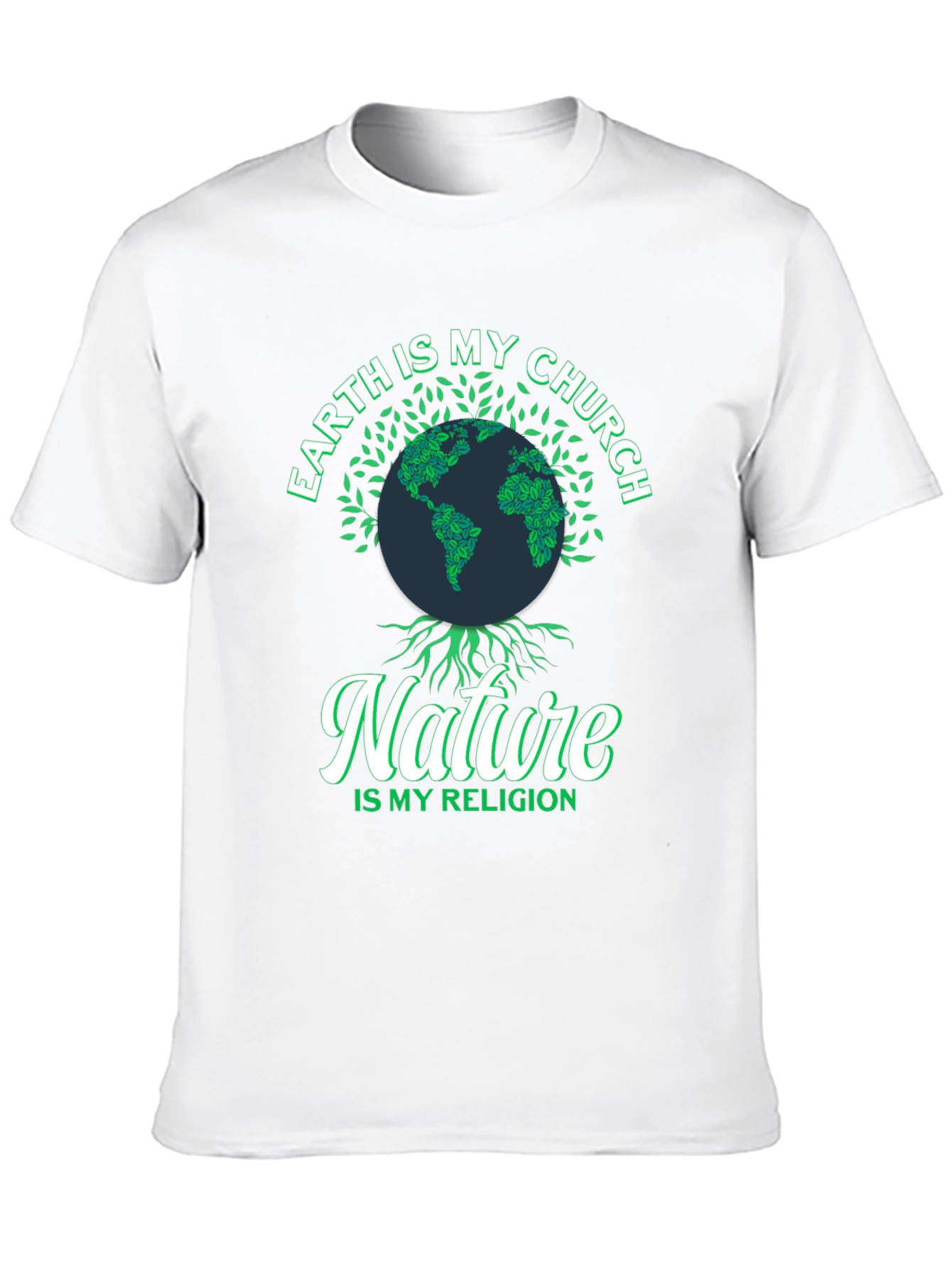 Earth Is My Church T-Shirt Nature Religion Tee
