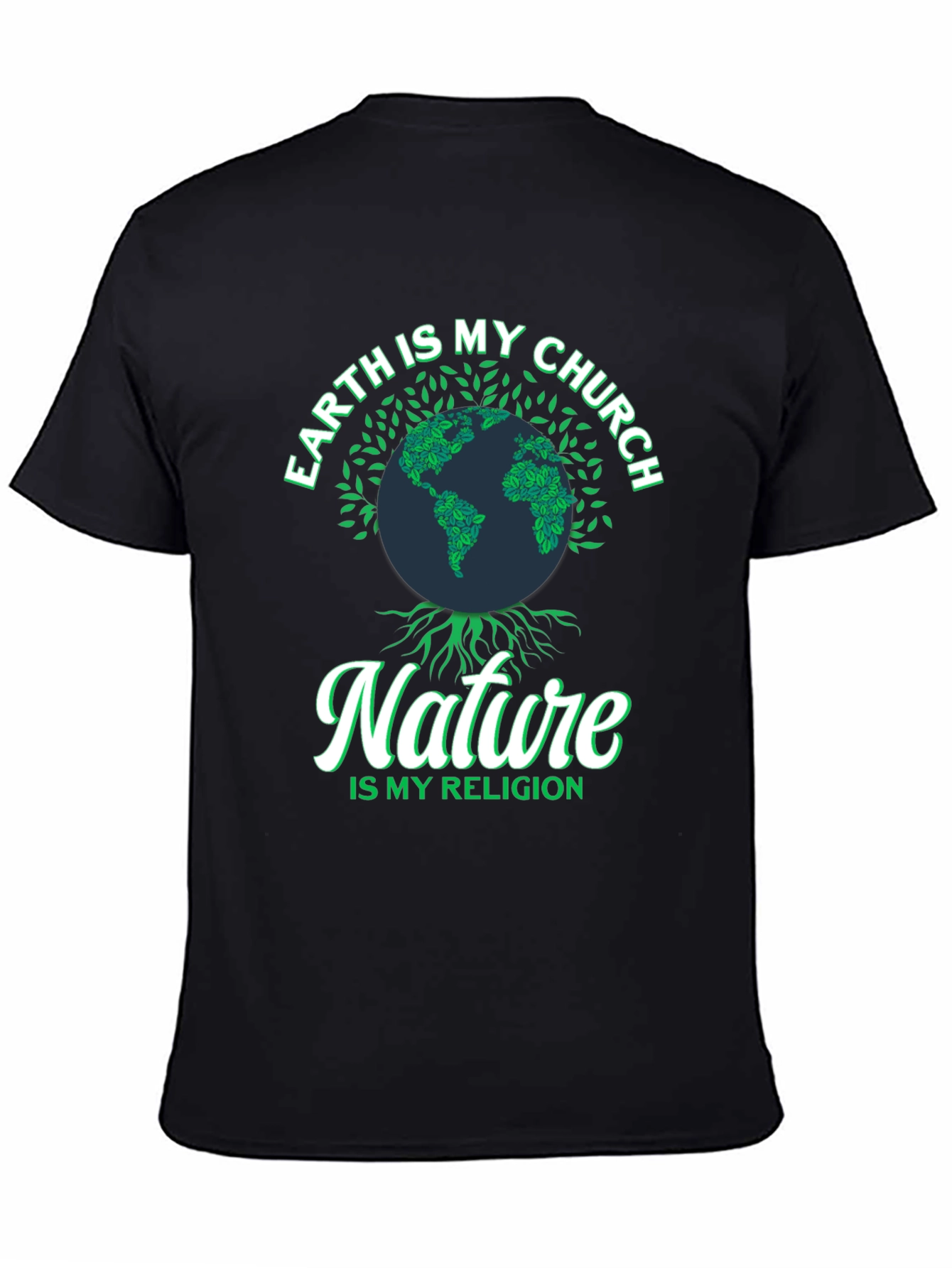Earth Is My Church T-Shirt Nature Religion Tee