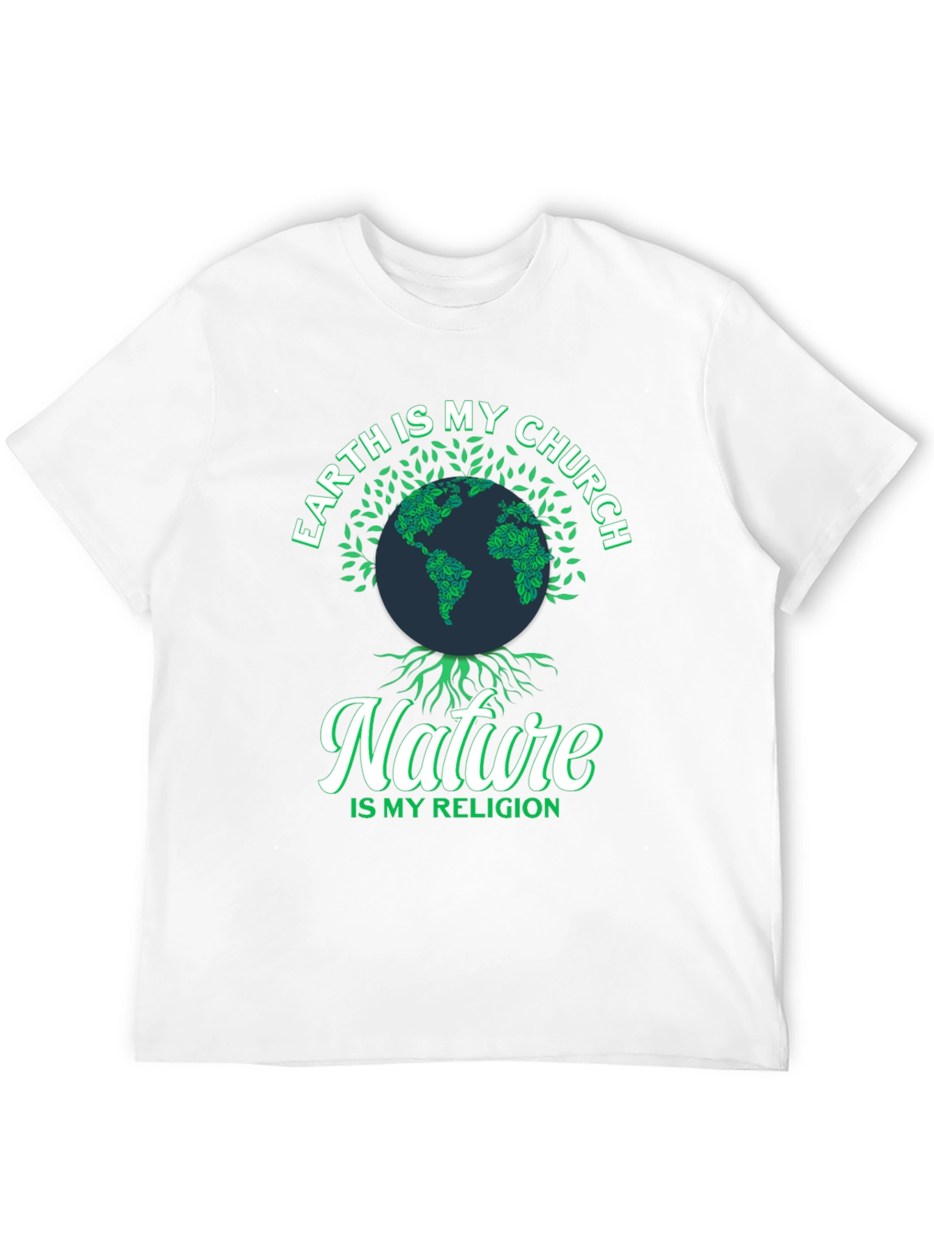 Earth Is My Church T-Shirt Nature Religion Tee