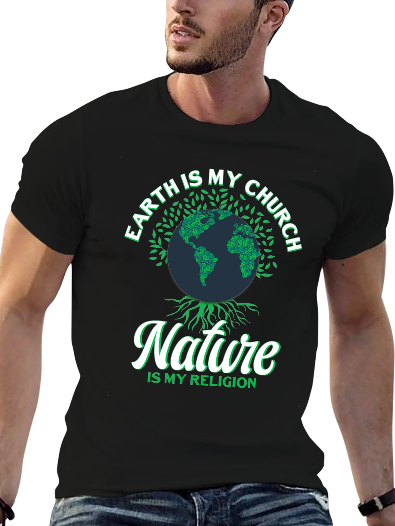Earth Is My Church T-Shirt Nature Religion Tee