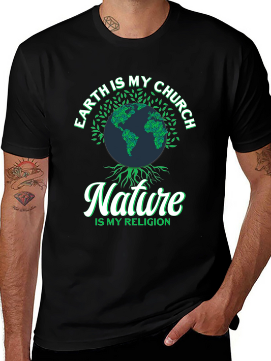 Earth Is My Church T-Shirt Nature Religion Tee