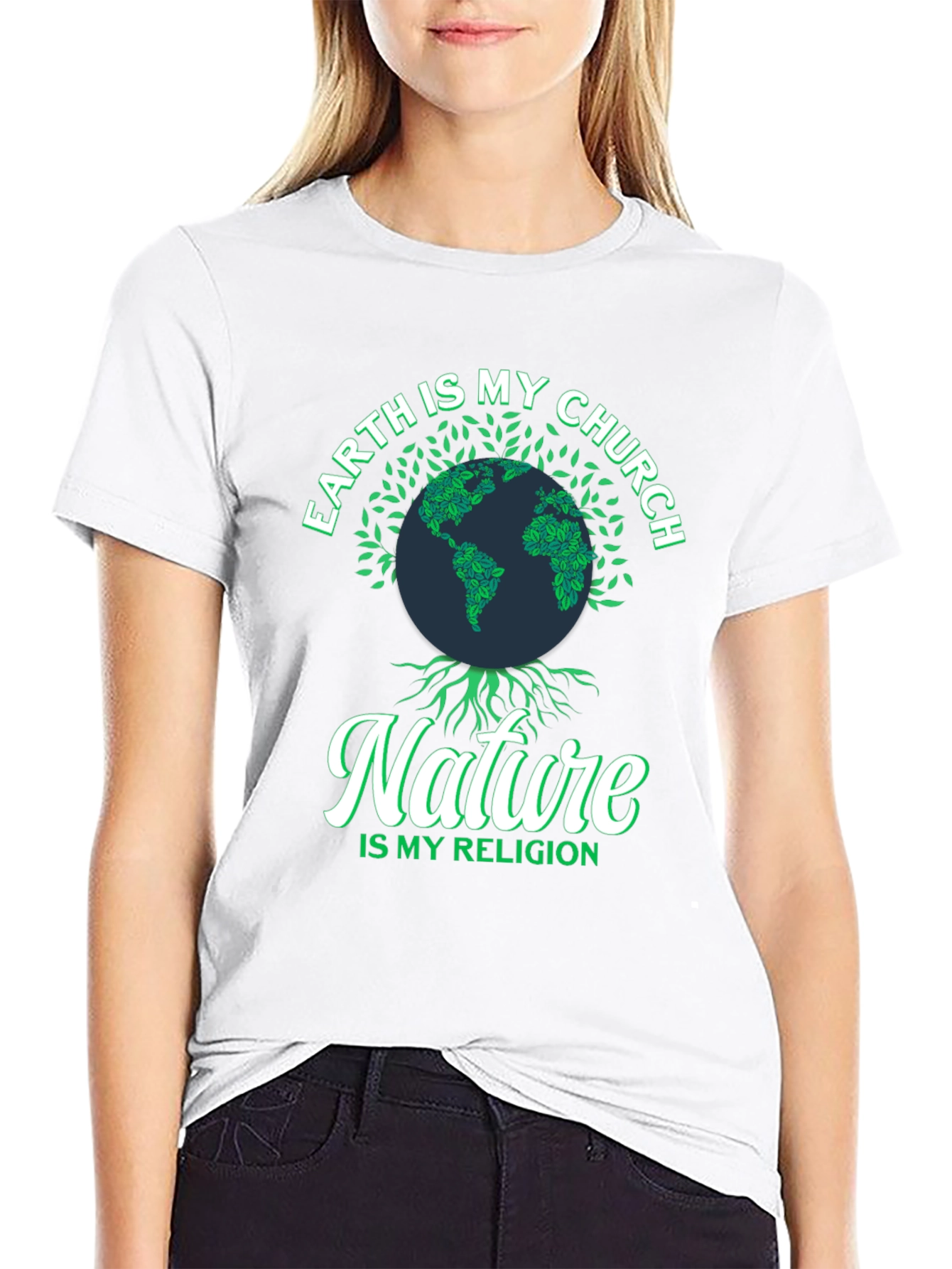 Earth Is My Church T-Shirt Nature Religion Tee