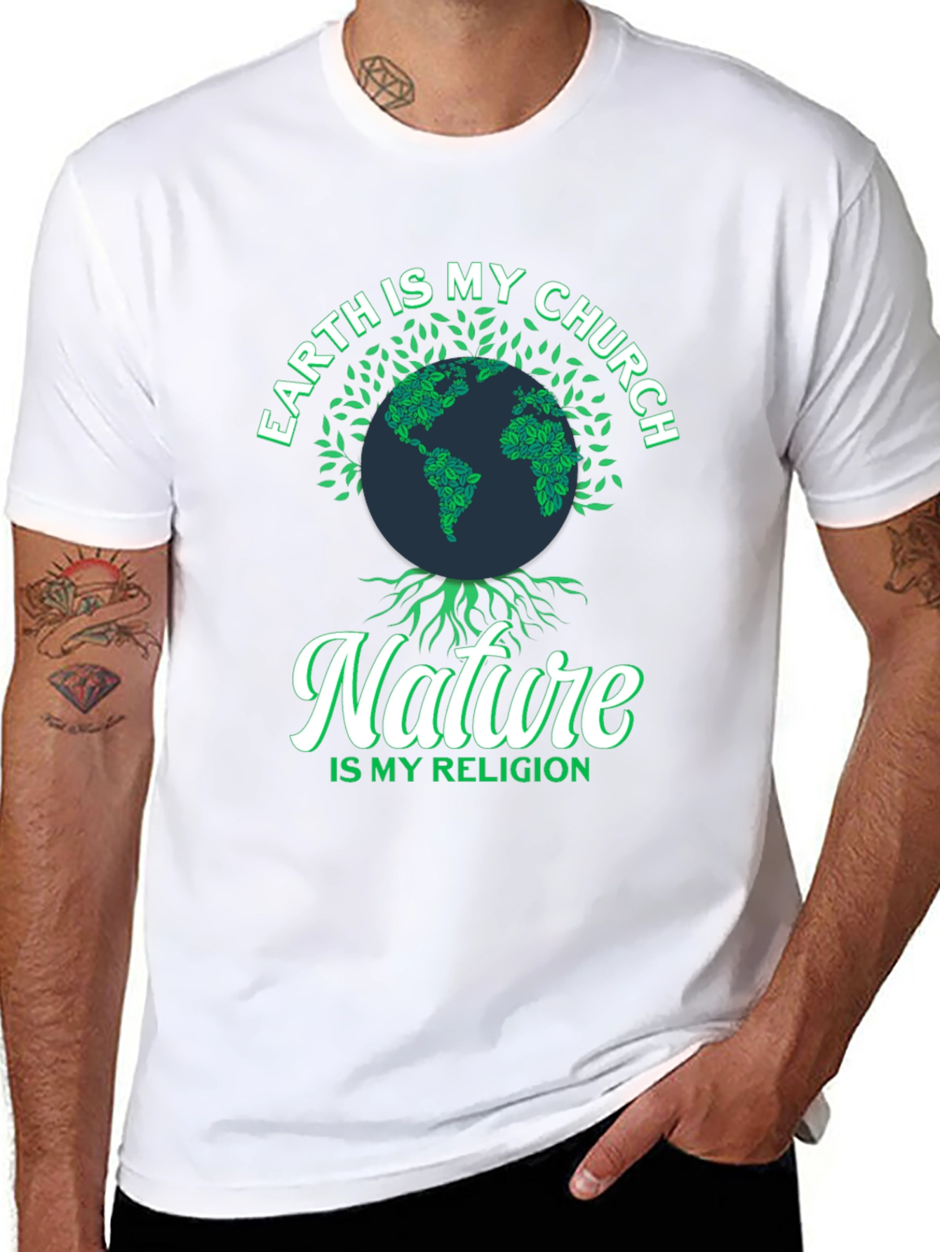 Earth Is My Church T-Shirt Nature Religion Tee