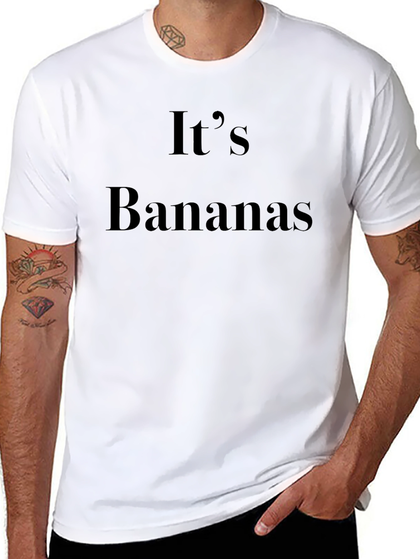 Its Bananas Graphic Tee - Black