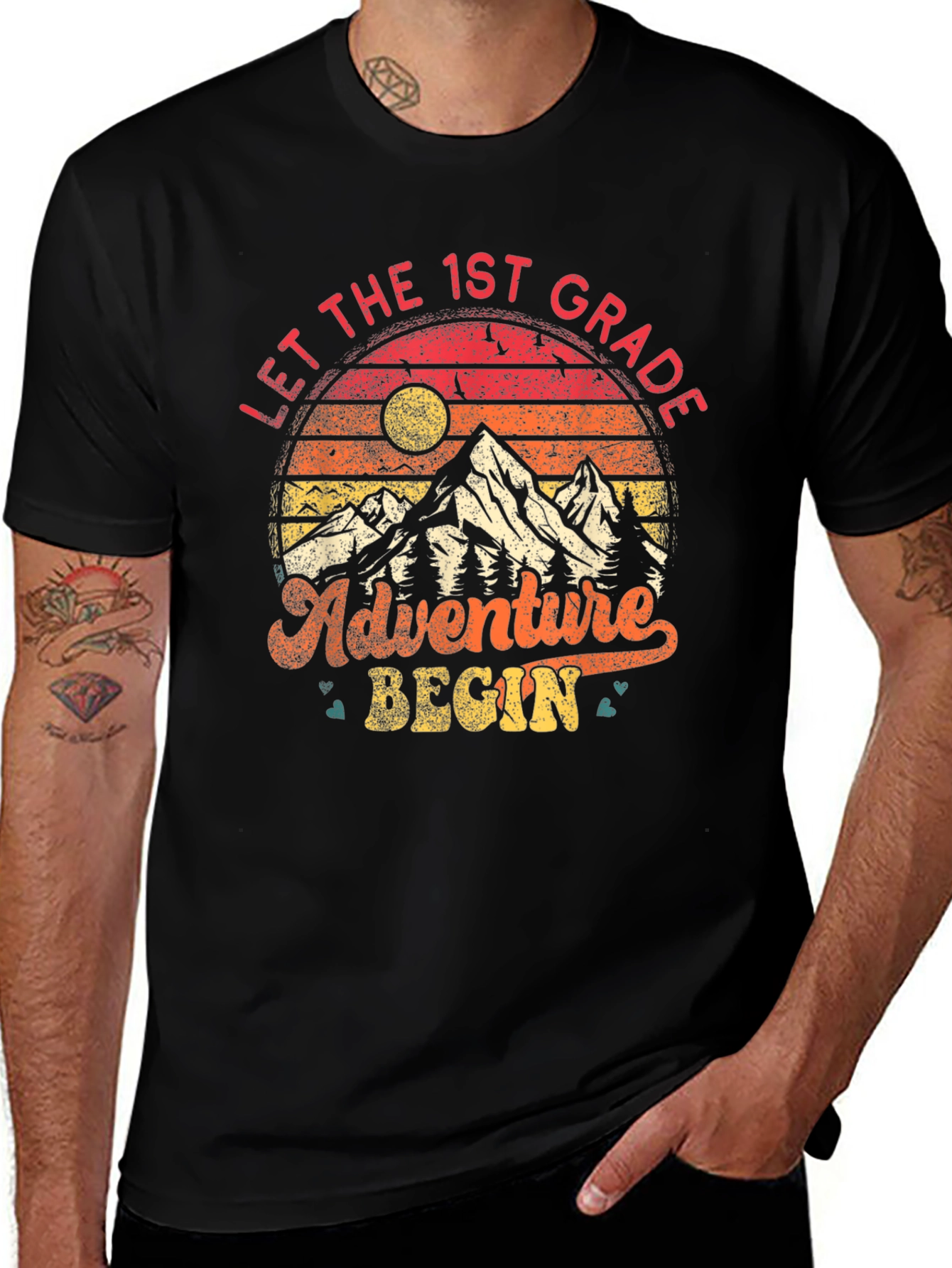 Let The 1st Grade Adventure Begin Graphic Tee