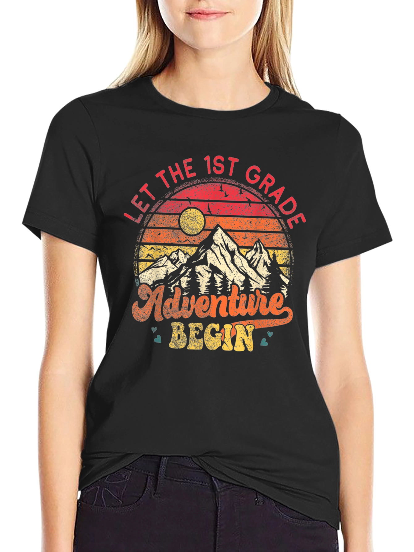 Let The 1st Grade Adventure Begin Graphic Tee