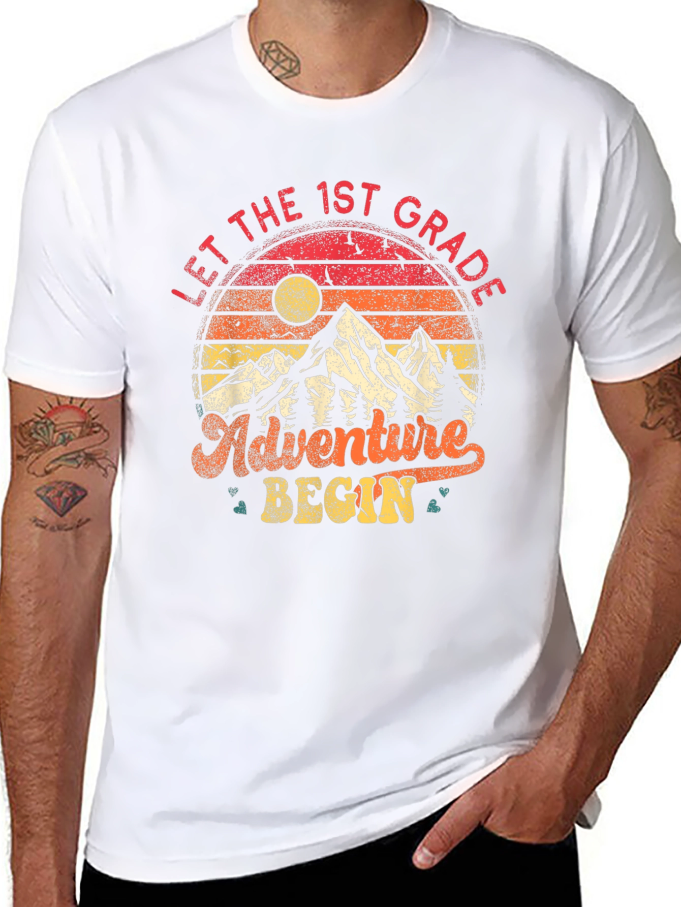 Let The 1st Grade Adventure Begin Graphic Tee