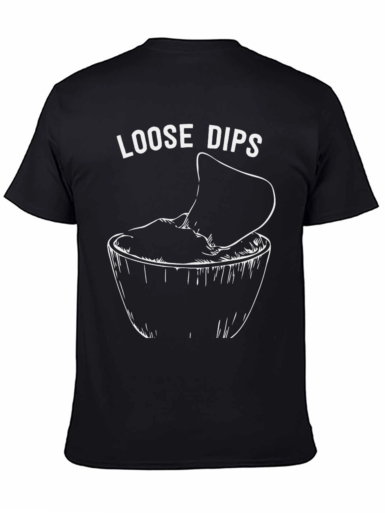 Loose Dips Graphic Tee - Funny Food Shirt
