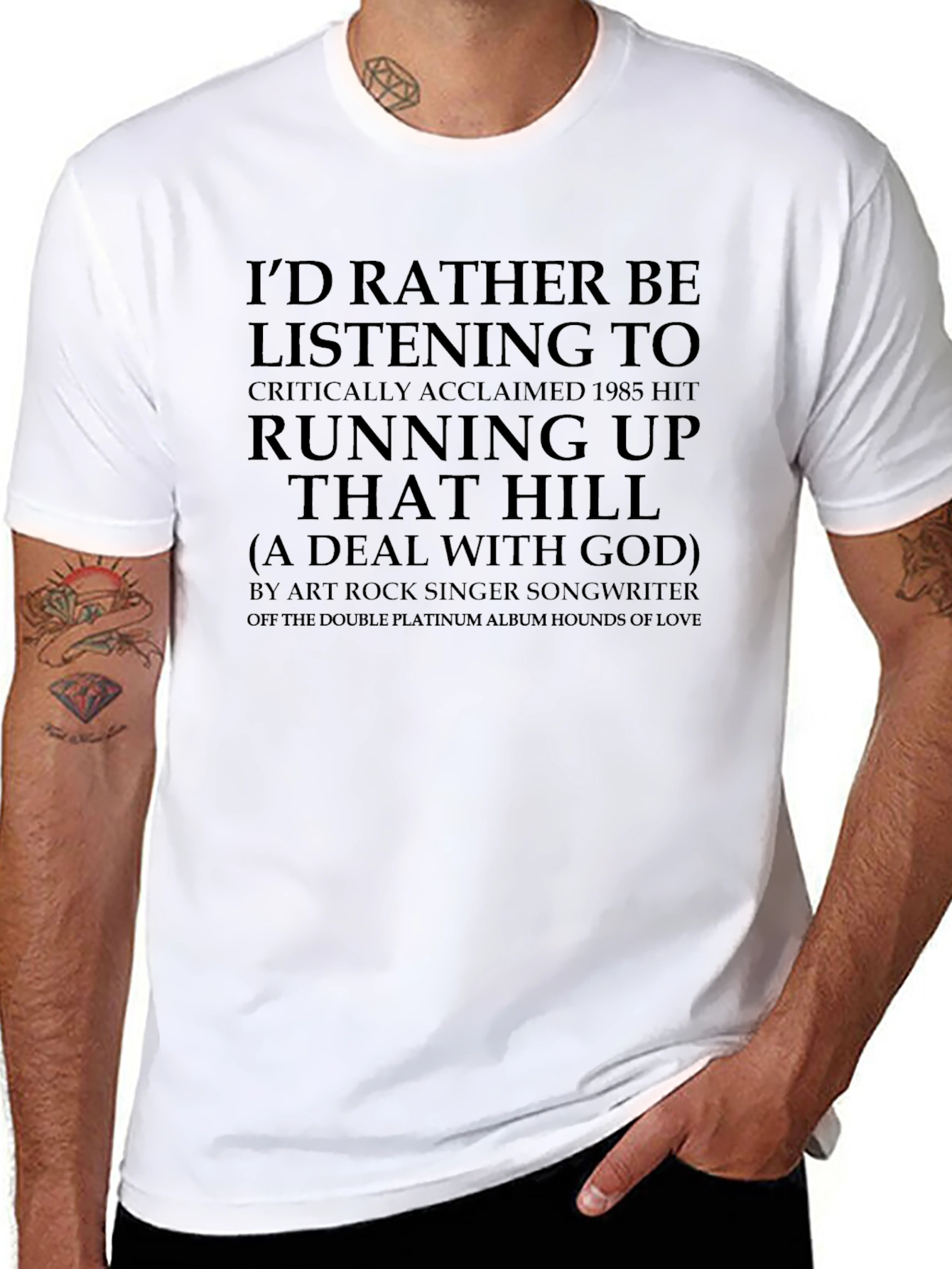 Running Up That Hill Music Fan T-Shirt