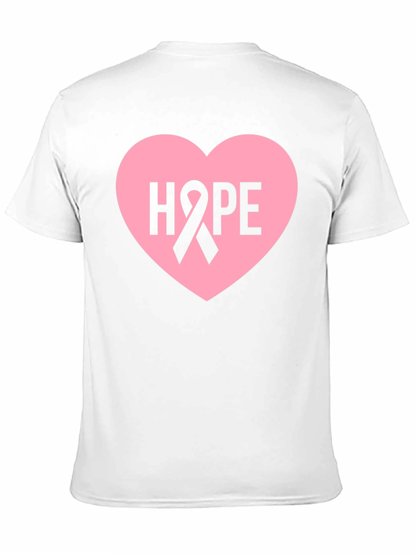 Hope Heart Ribbon T-Shirt - Breast Cancer Awareness