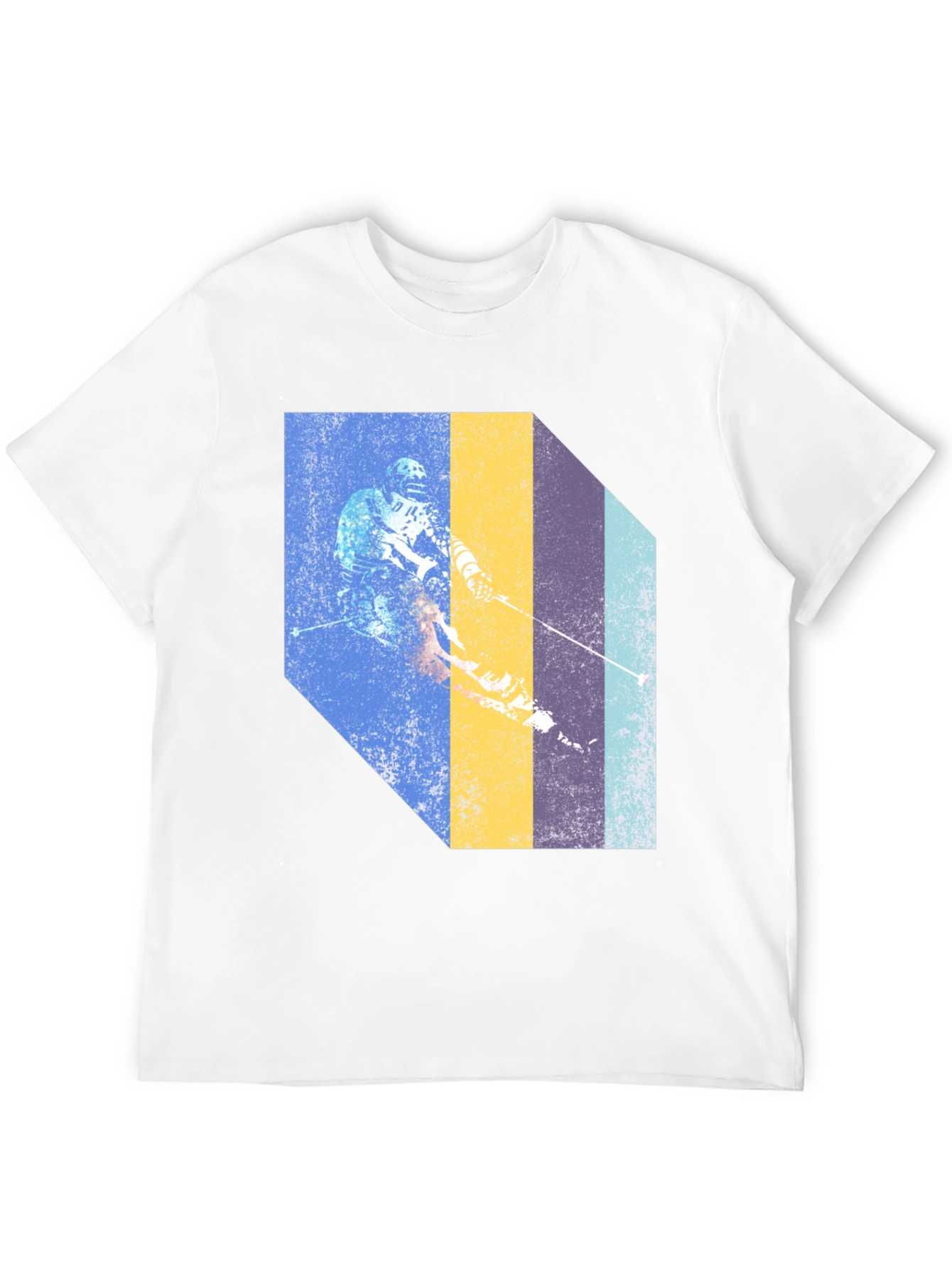 Retro Skier Graphic T-Shirt