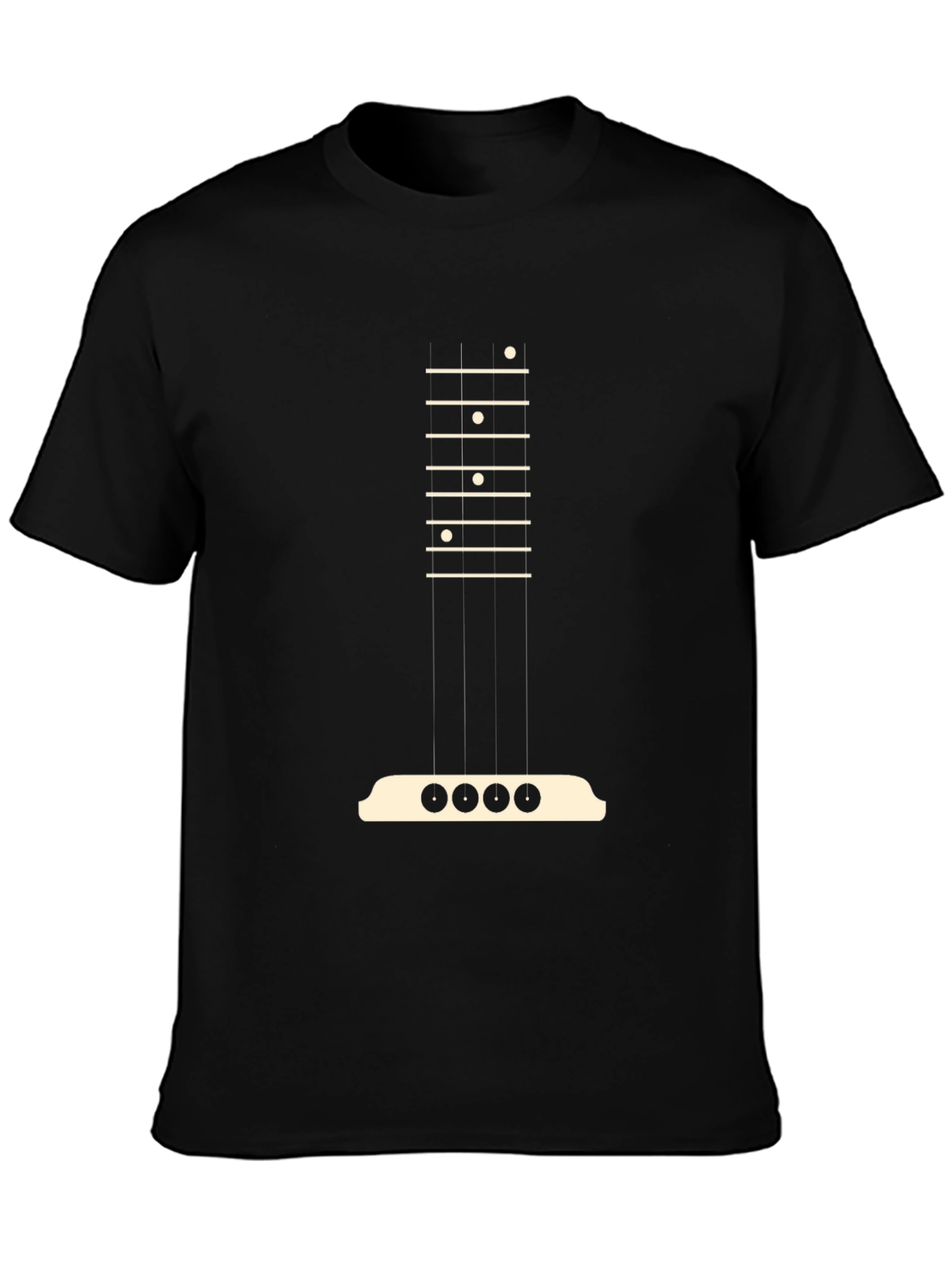 Guitar Fretboard Graphic Tee - Musician Style