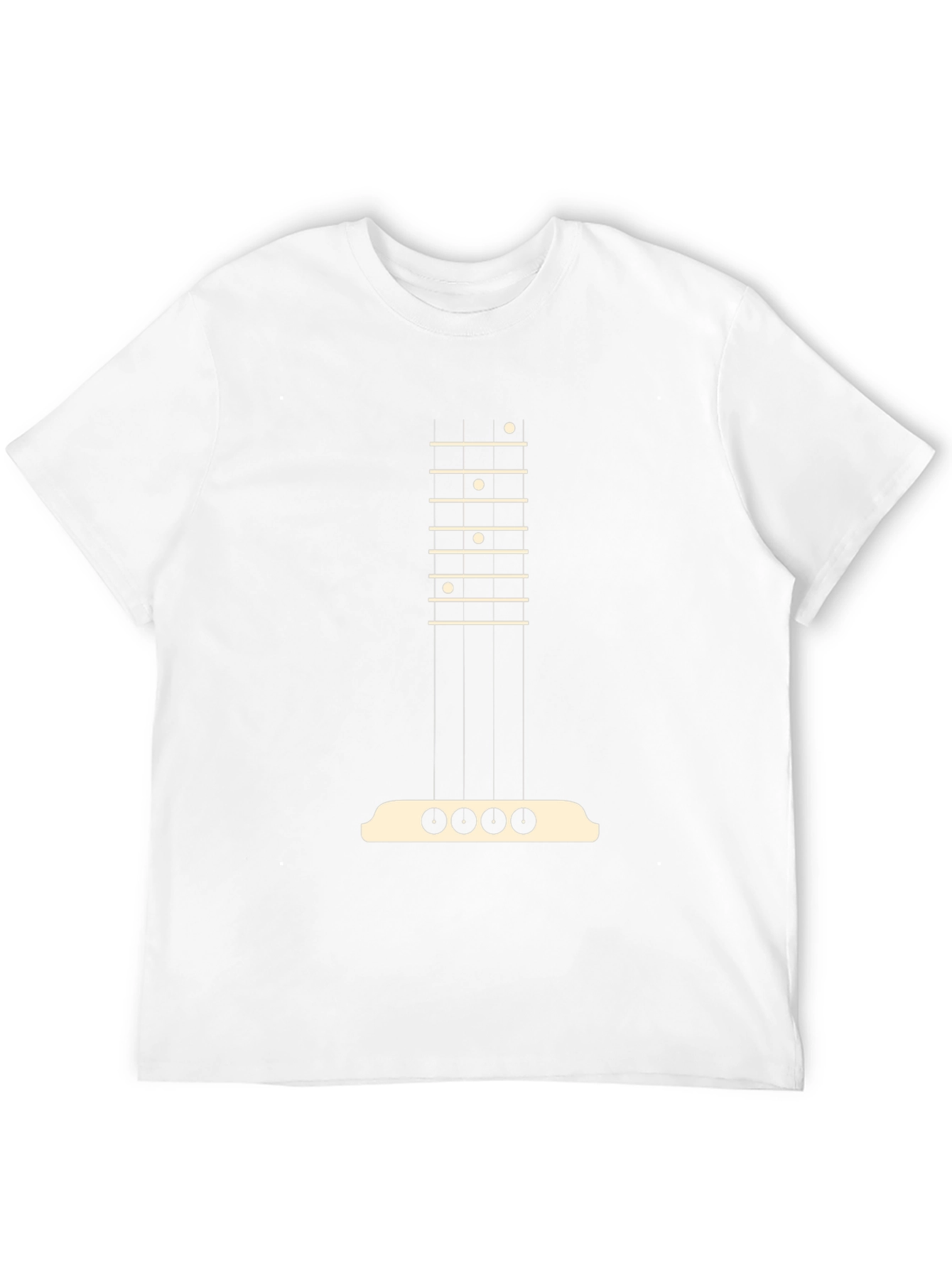 Guitar Fretboard Graphic Tee - Musician Style