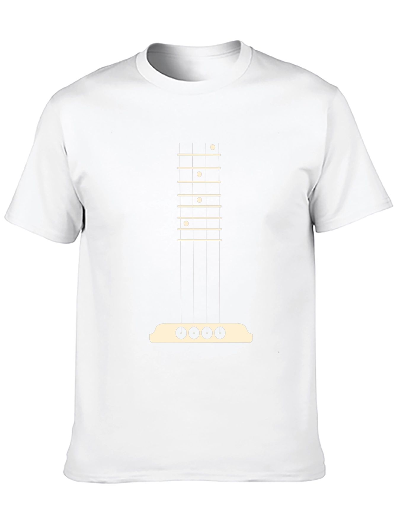 Guitar Fretboard Graphic Tee - Musician Style