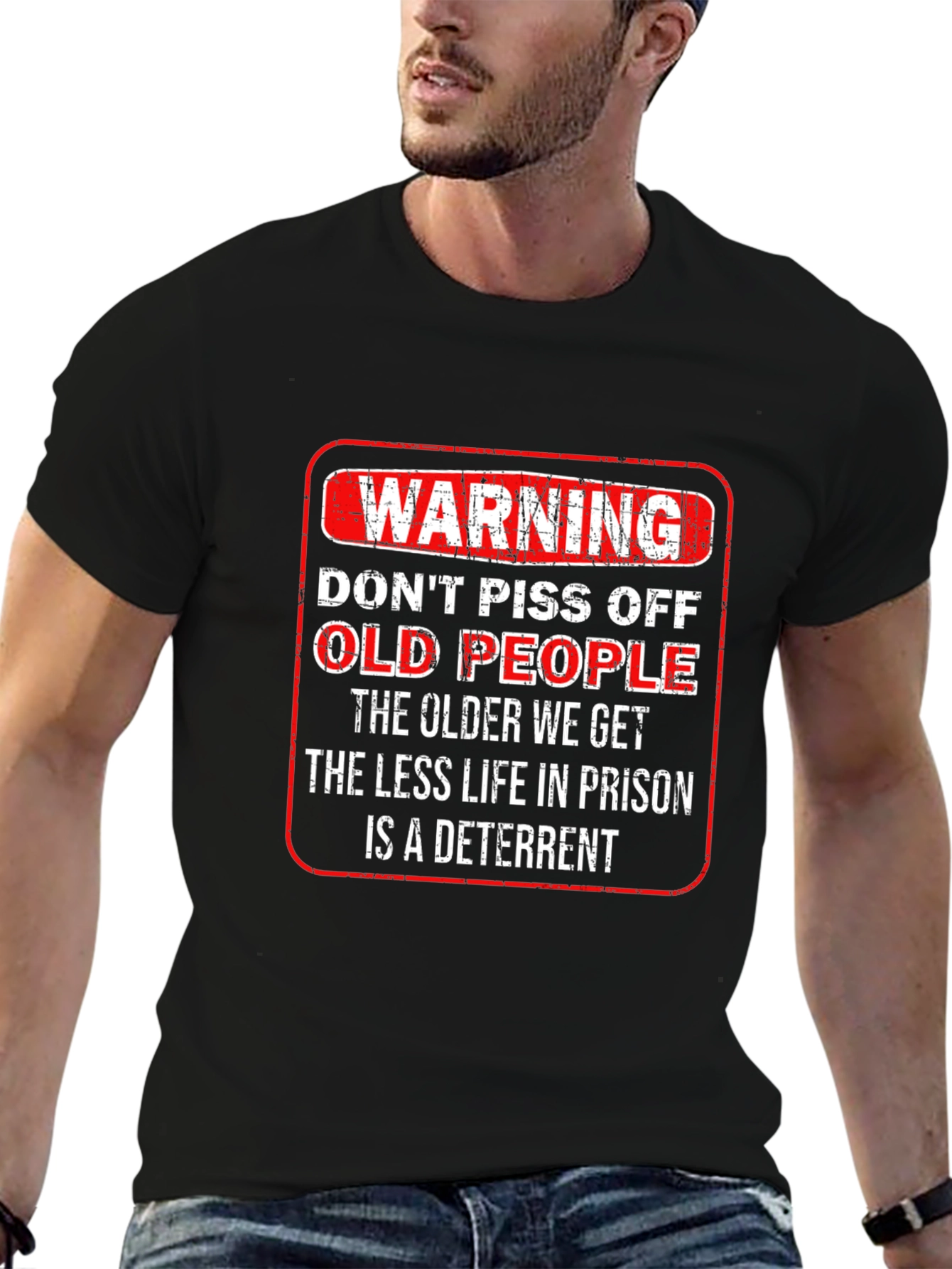 Warning Old People T-Shirt