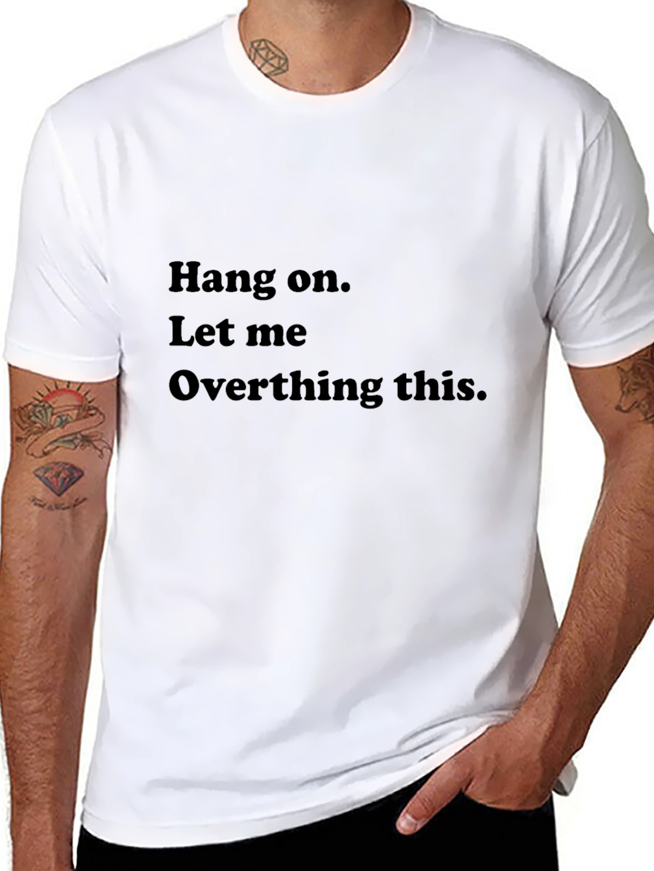 Hang On Overthinking Tee