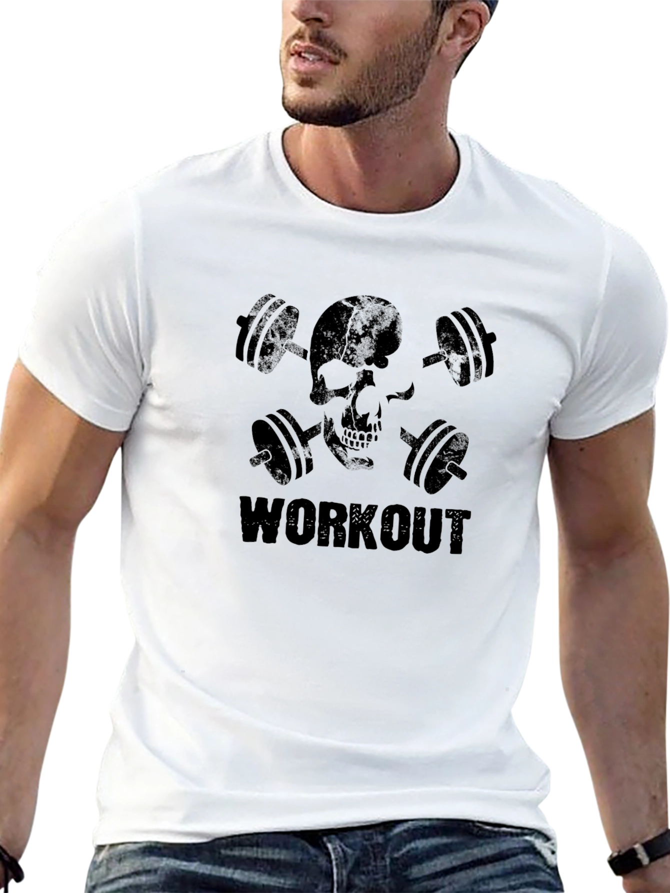 Workout Skull T-Shirt