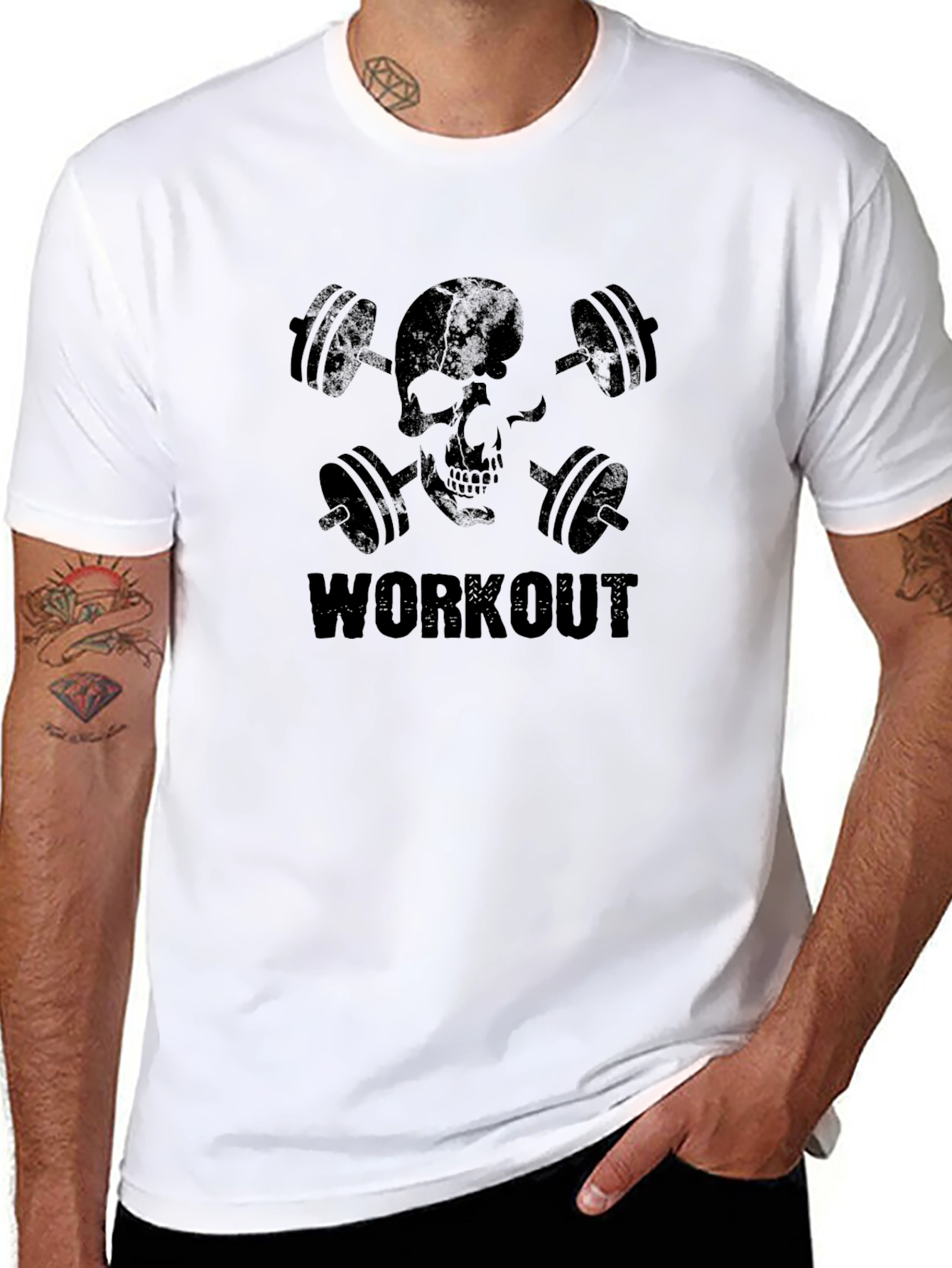 Workout Skull T-Shirt