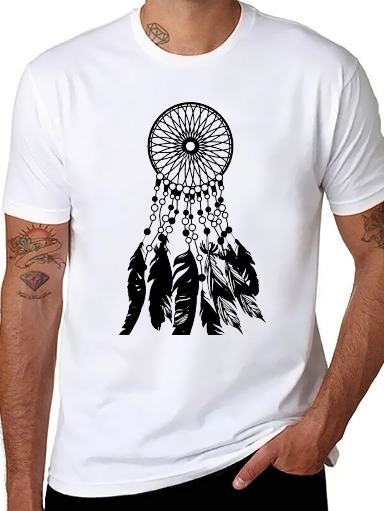 Dream Catcher Graphic Tee - Unisex Black T-Shirt