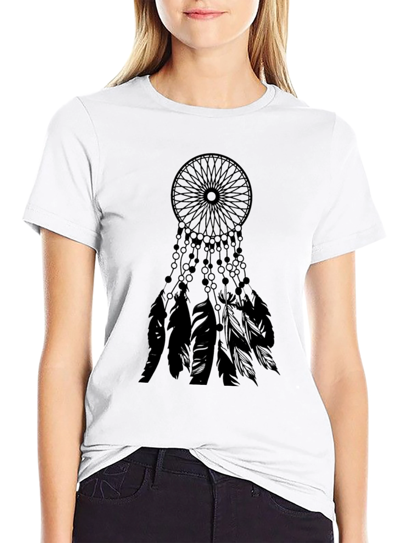 Dream Catcher Graphic Tee - Unisex Black T-Shirt
