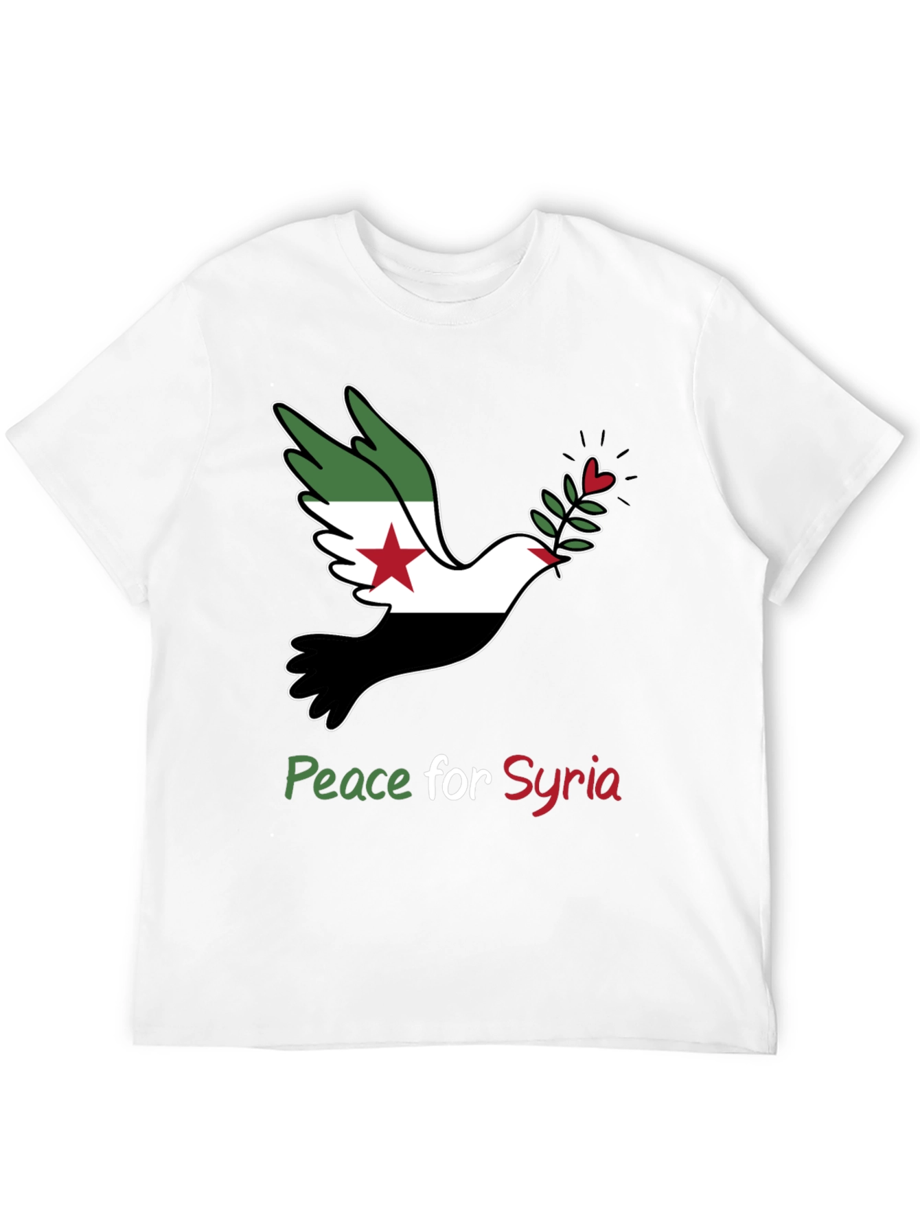 Peace for Syria Dove T-Shirt