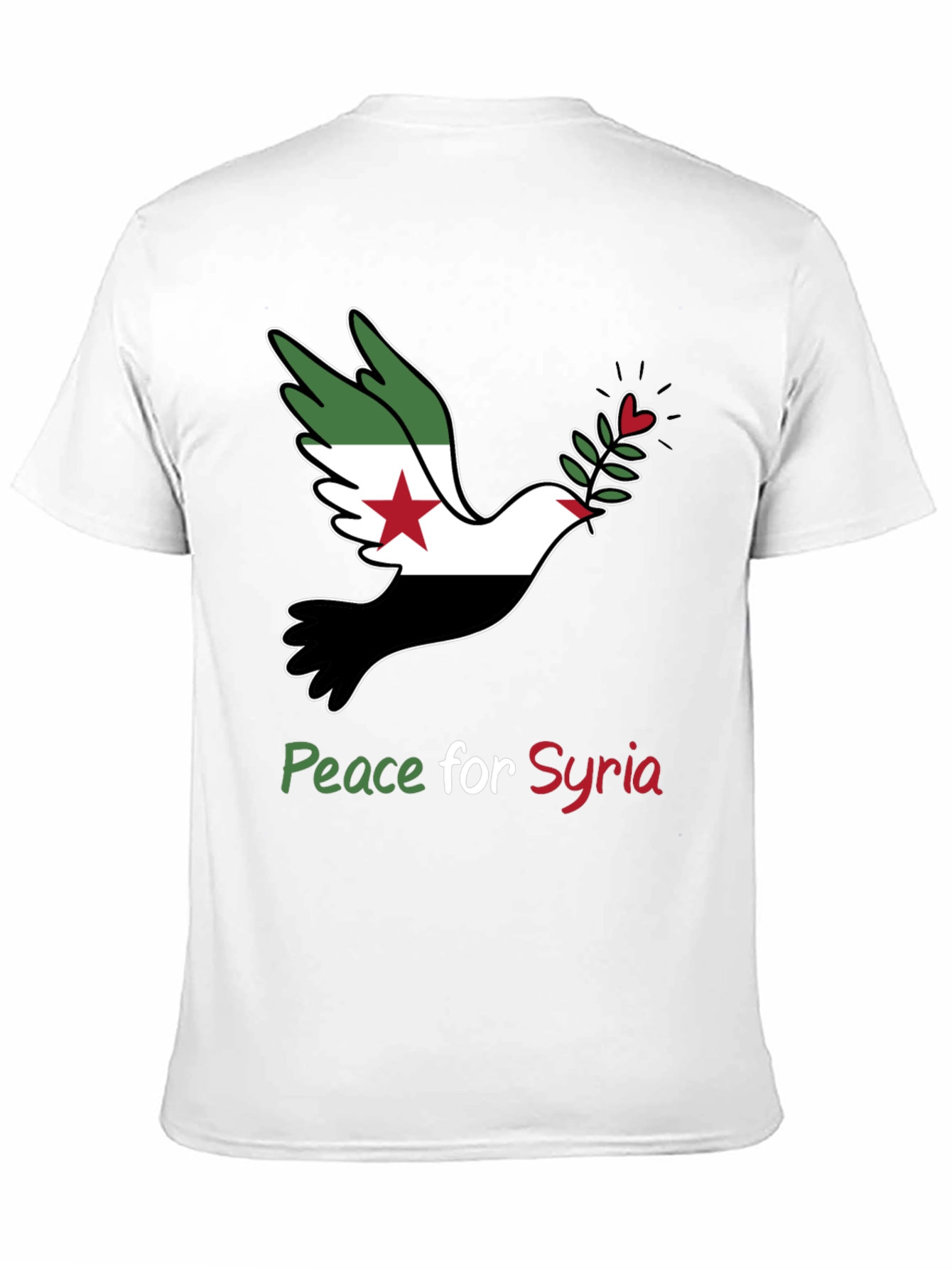 Peace for Syria Dove T-Shirt