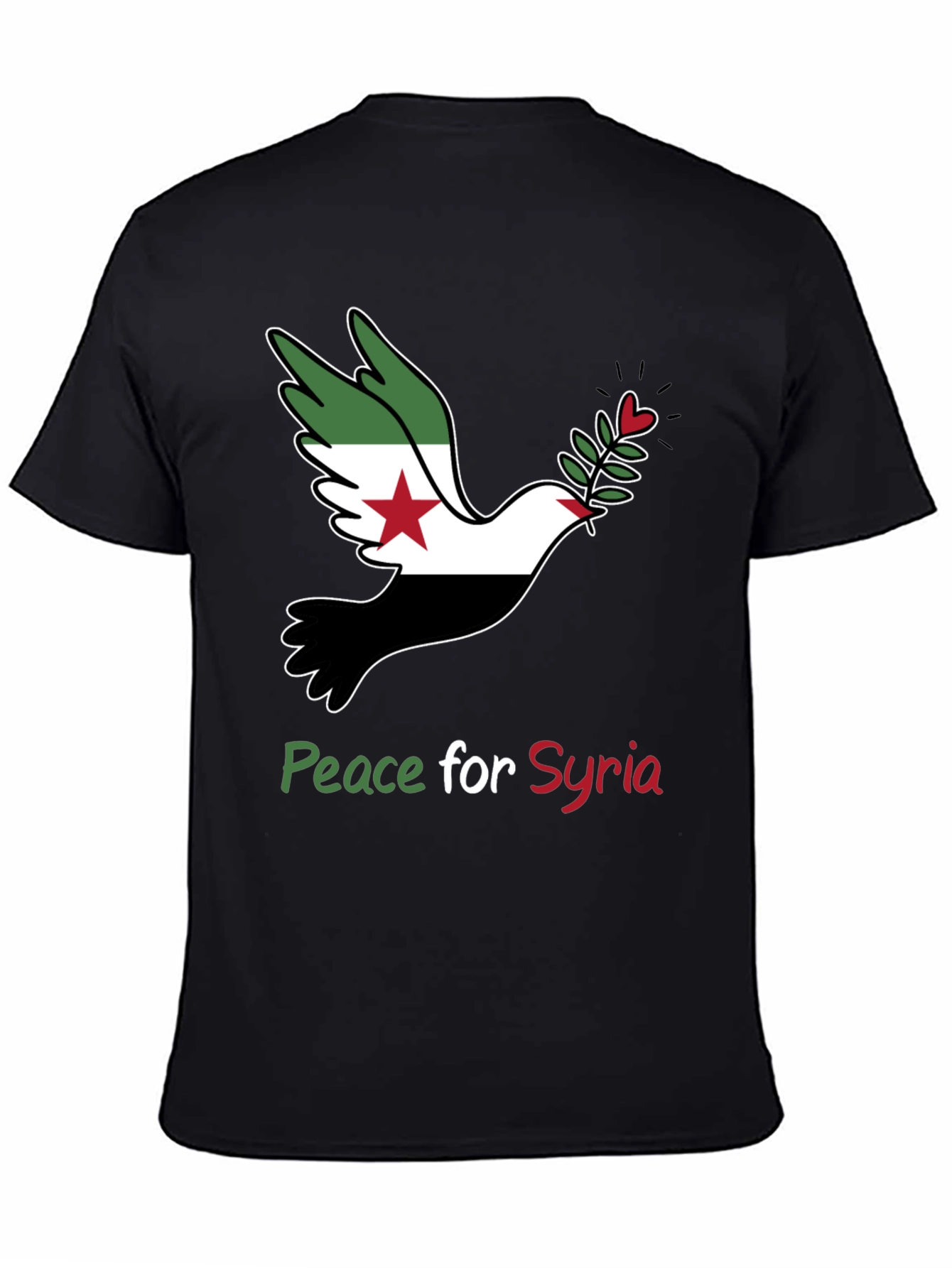 Peace for Syria Dove T-Shirt