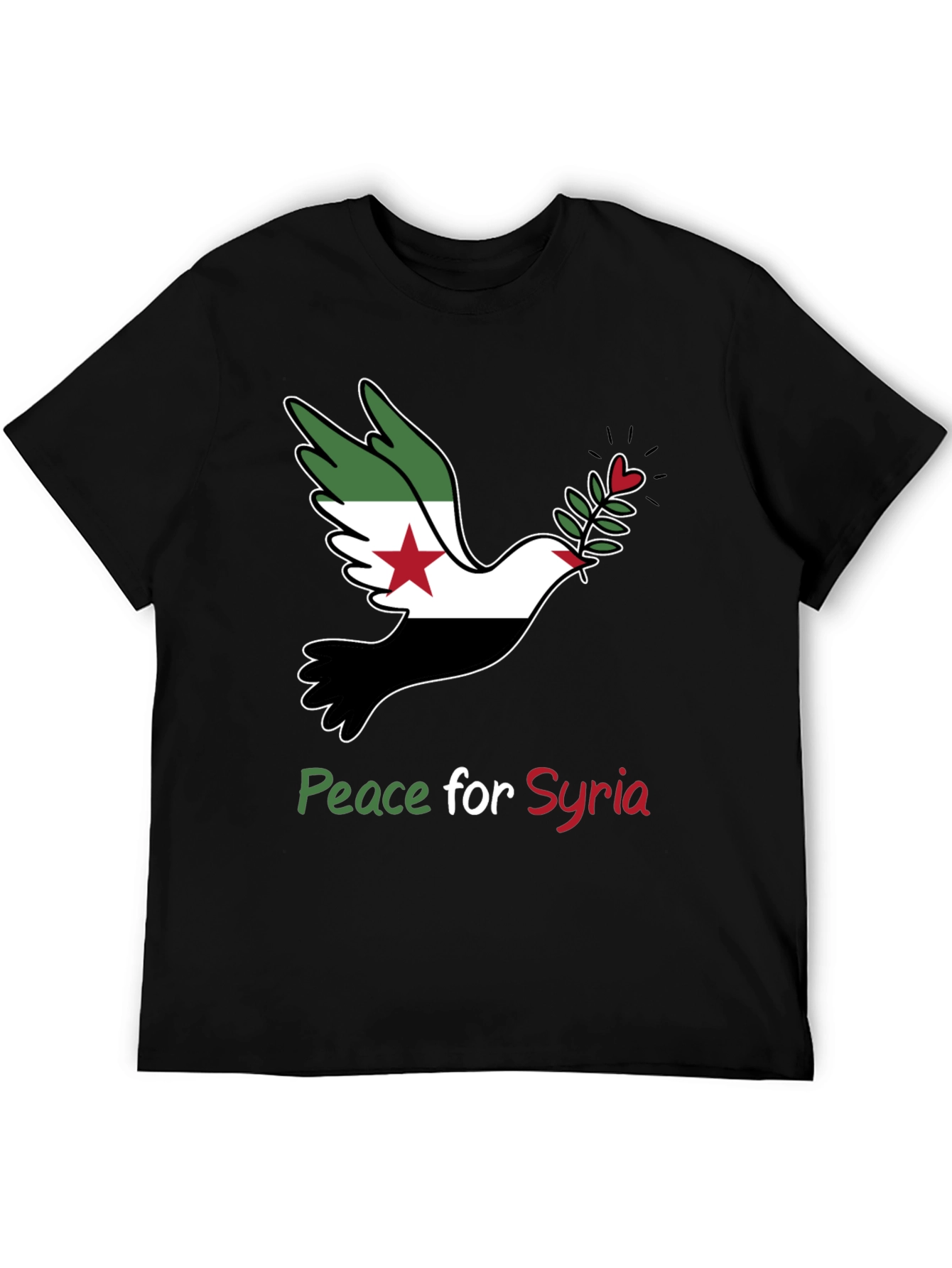 Peace for Syria Dove T-Shirt