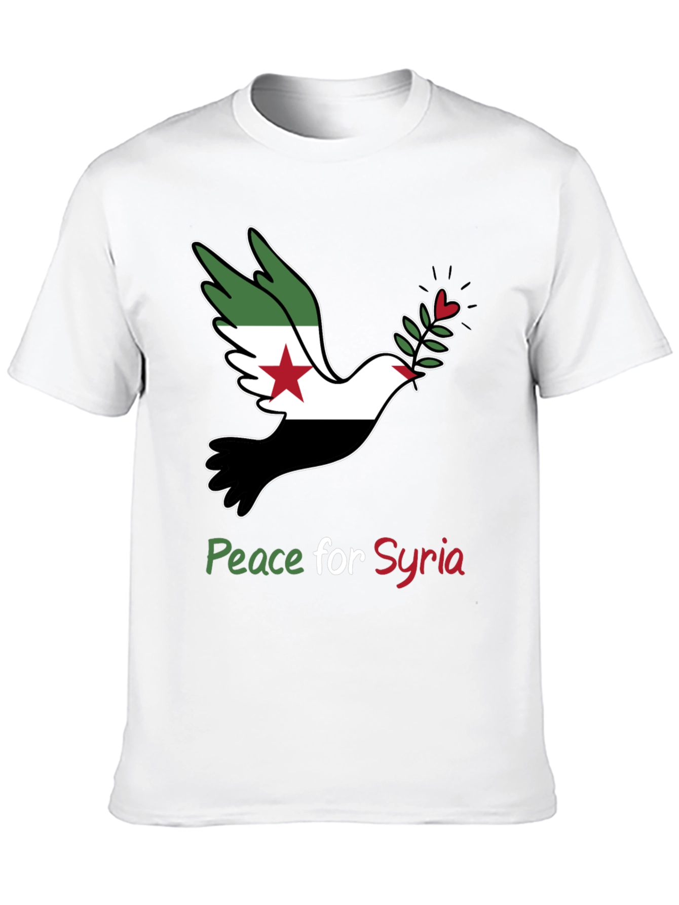 Peace for Syria Dove T-Shirt