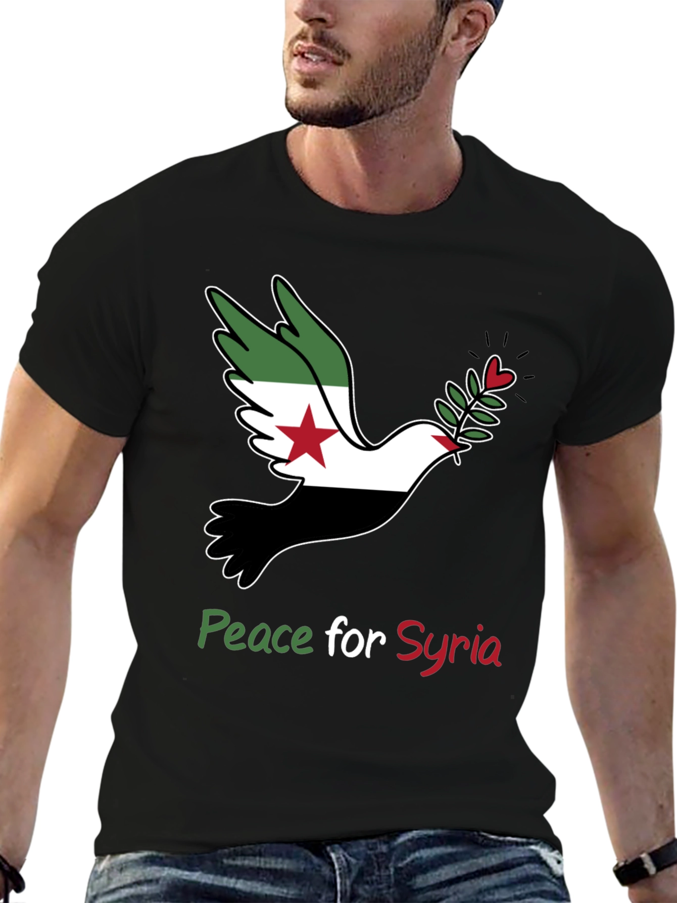 Peace for Syria Dove T-Shirt