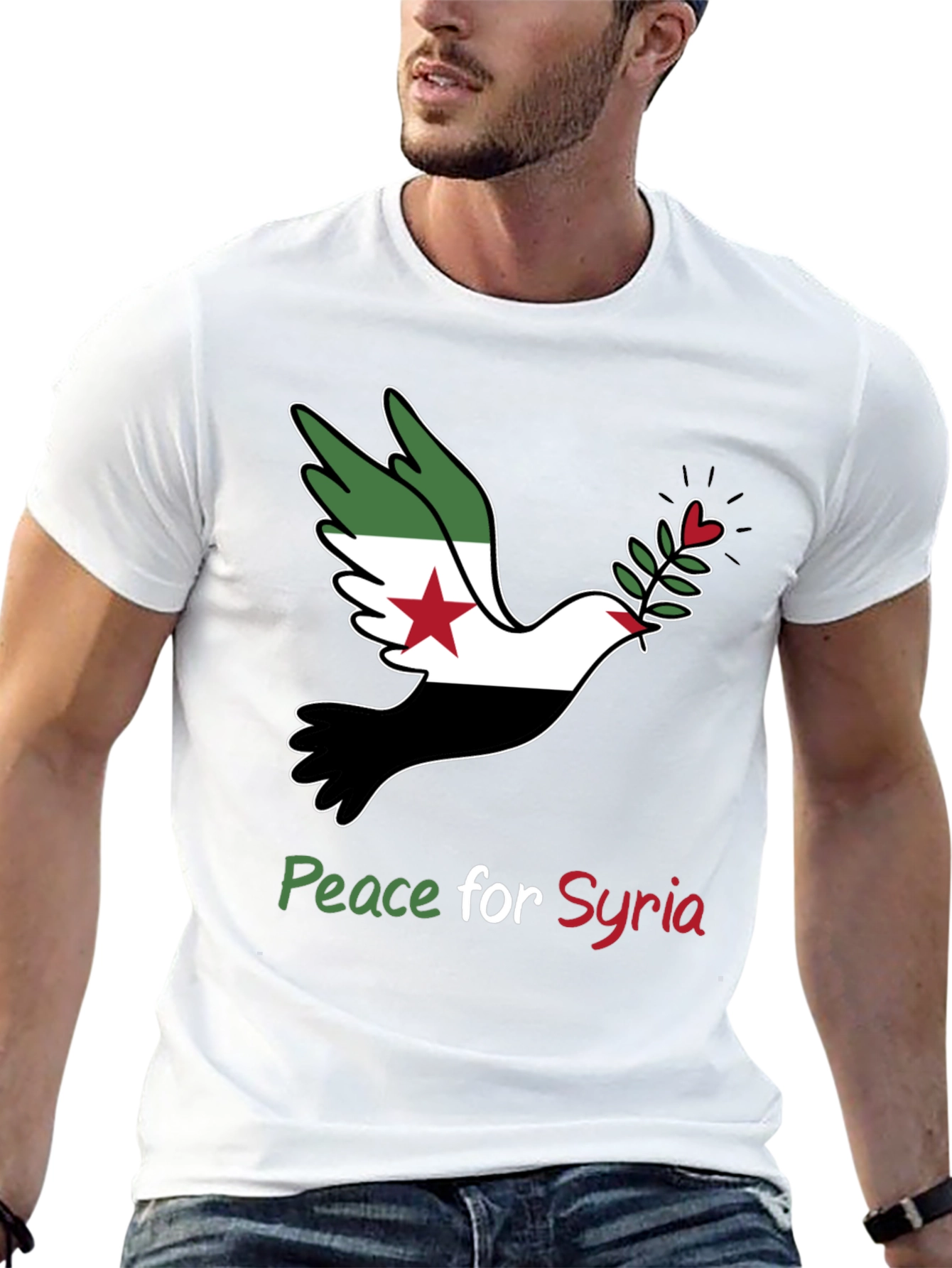 Peace for Syria Dove T-Shirt