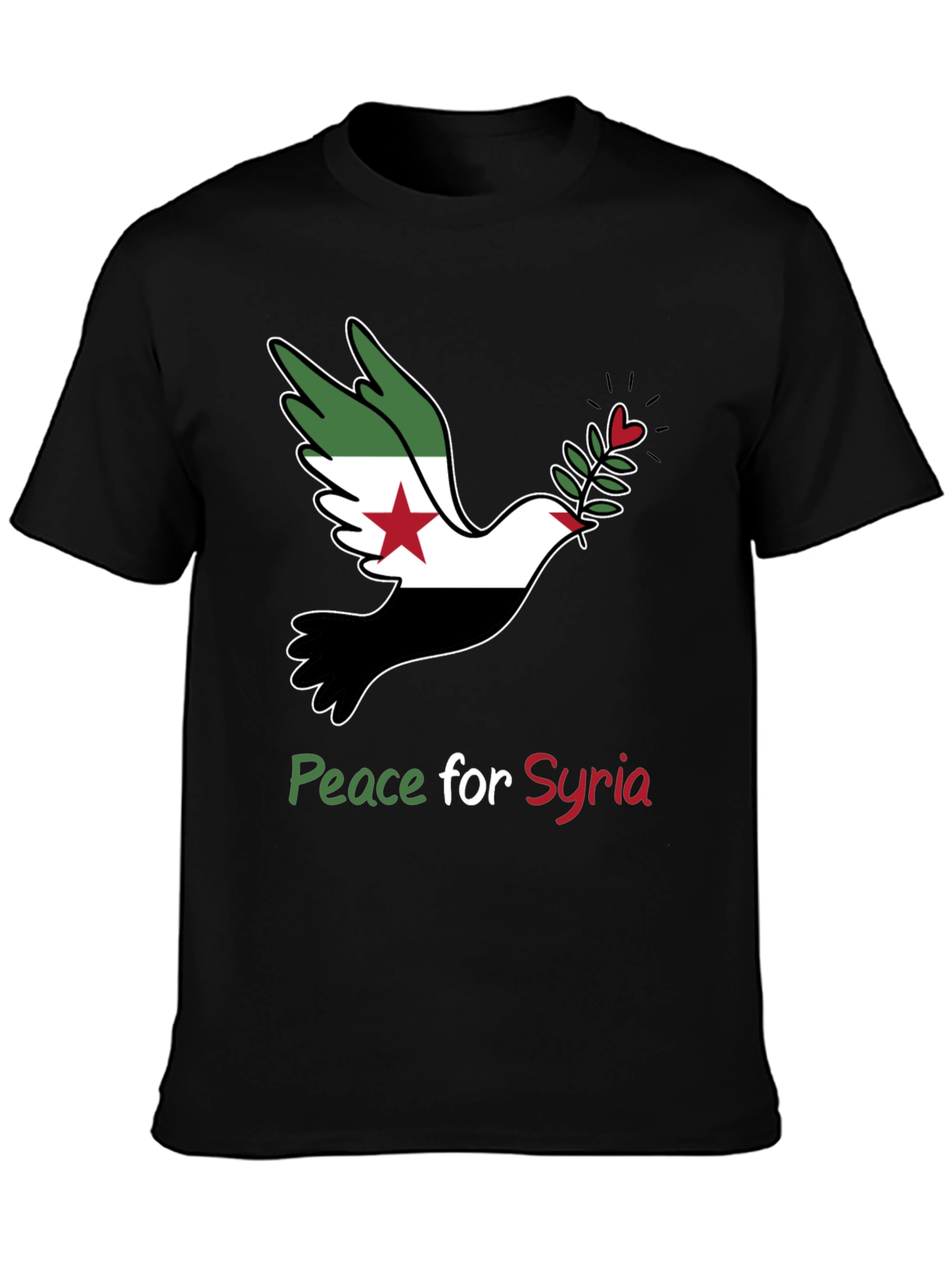 Peace for Syria Dove T-Shirt