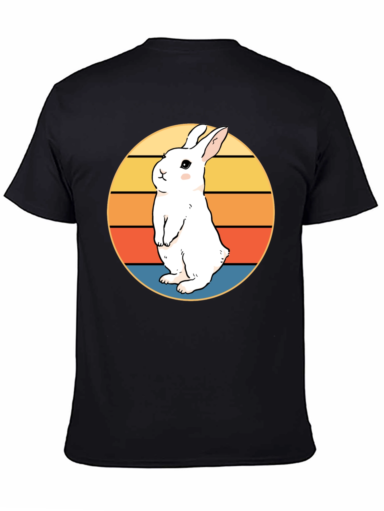 Retro Rabbit T-Shirt - Cute Bunny Design