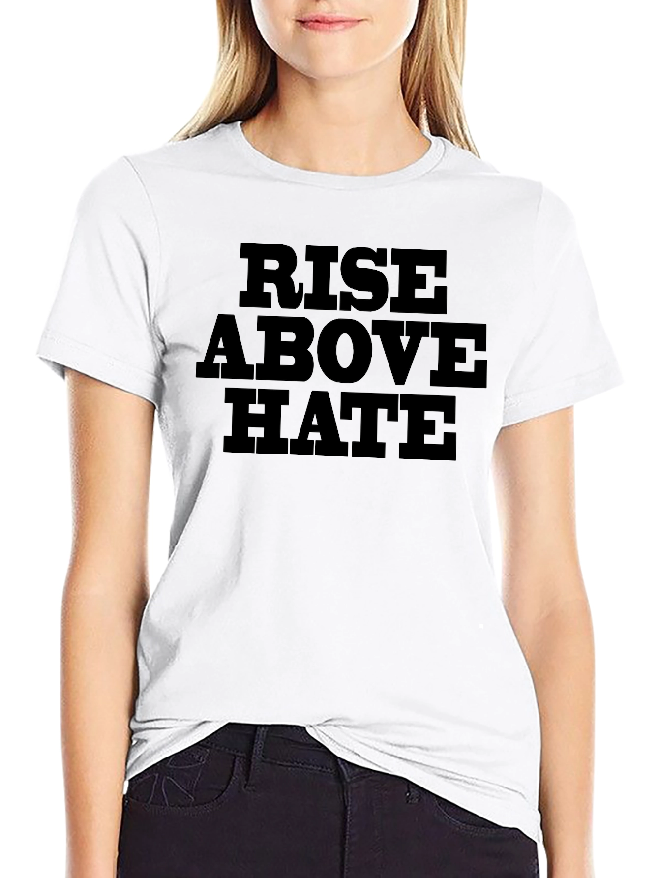 Rise Above Hate Graphic T-Shirt