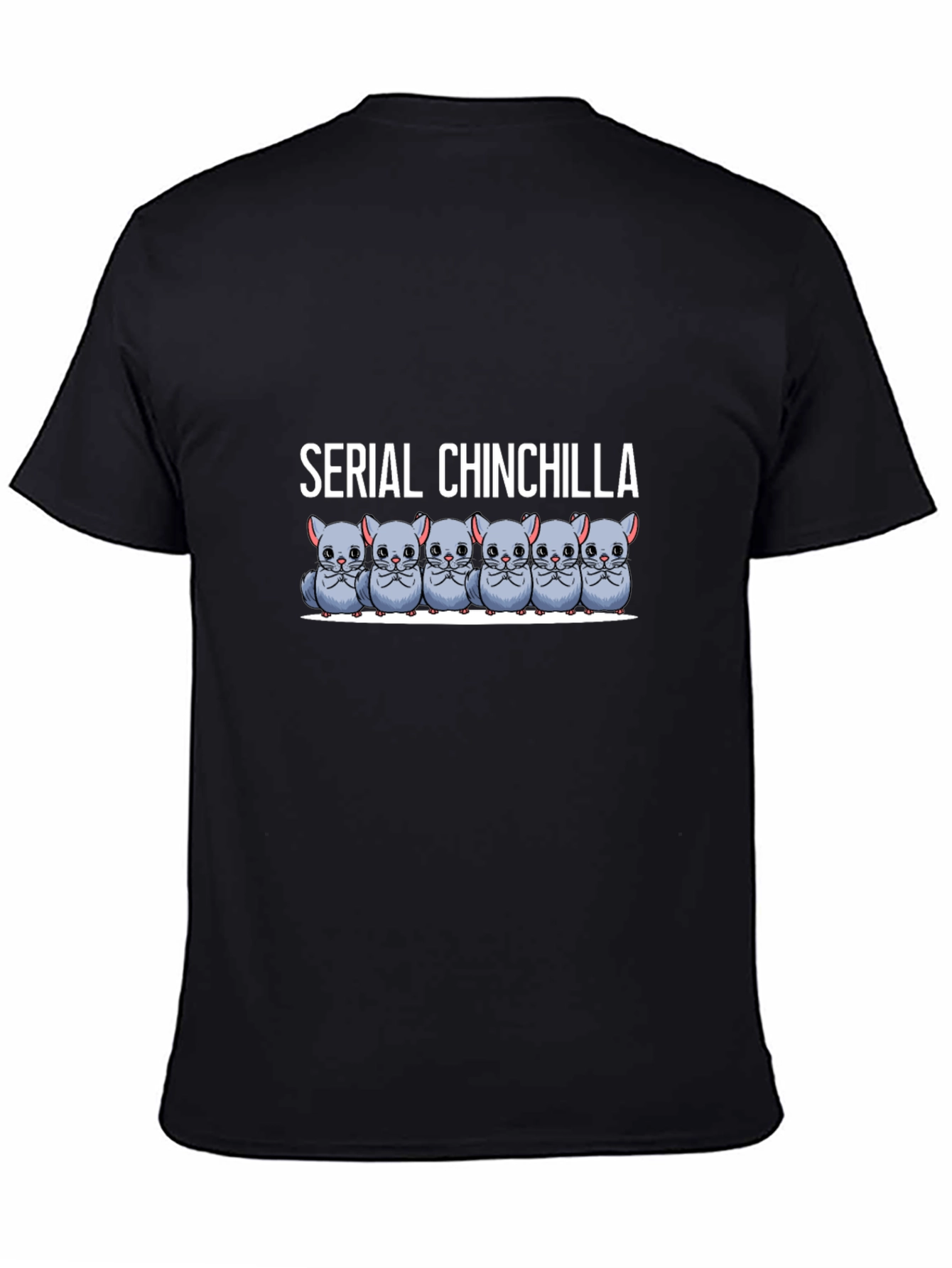 Serial Chinchilla Black T-Shirt