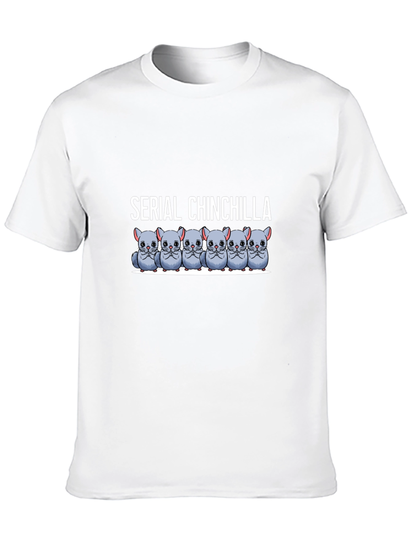 Serial Chinchilla Black T-Shirt