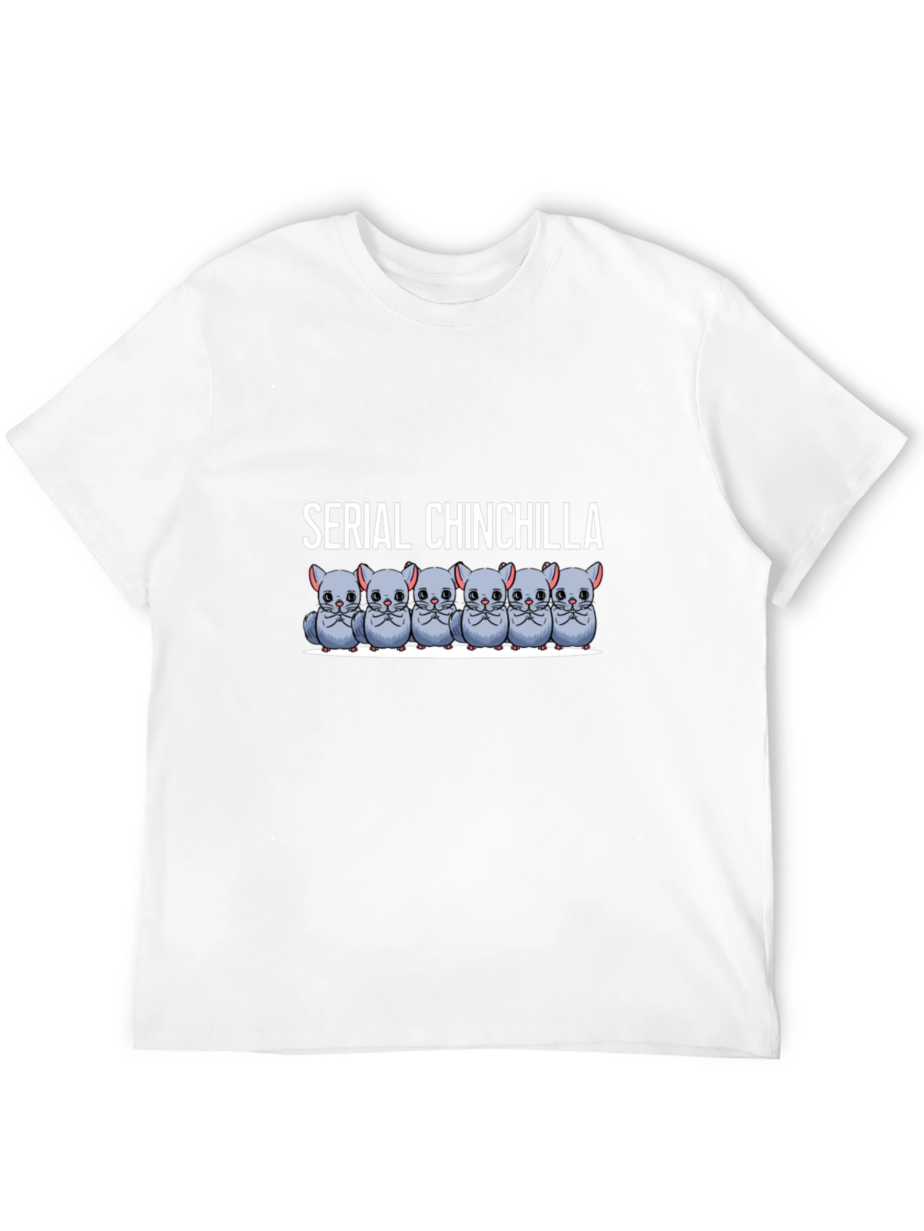 Serial Chinchilla Black T-Shirt