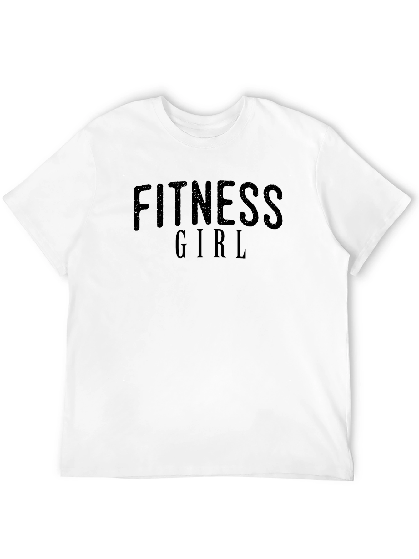Fitness Girl Black T-Shirt