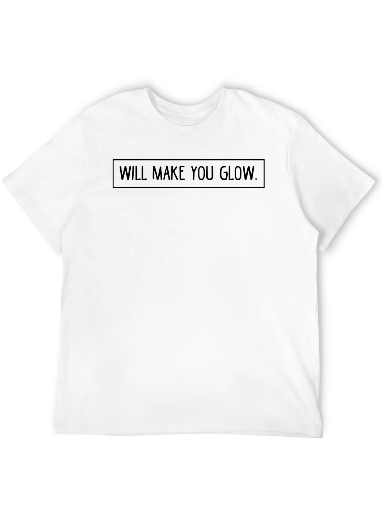 Will Make You Glow Graphic Tee - Black