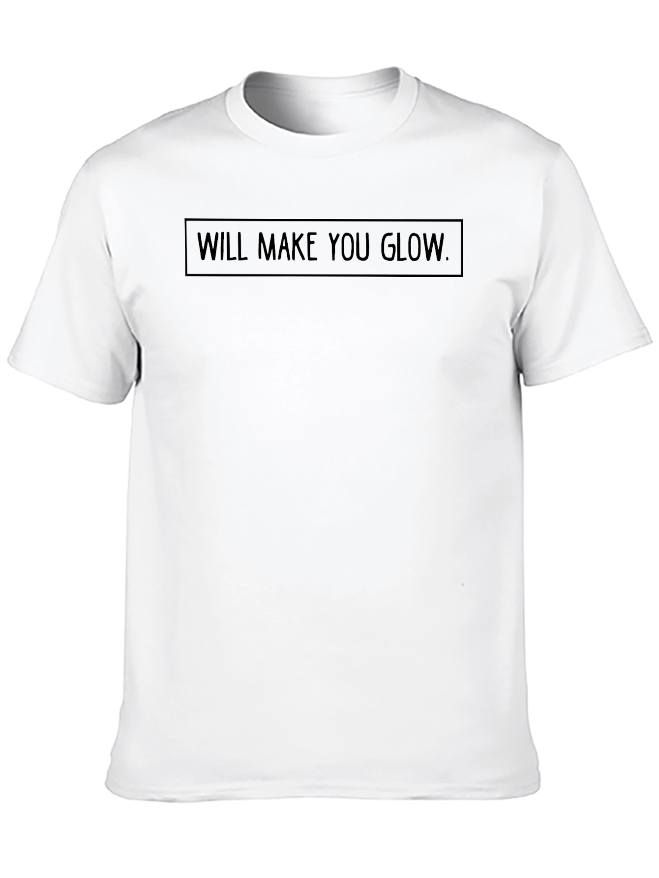 Will Make You Glow Graphic Tee - Black