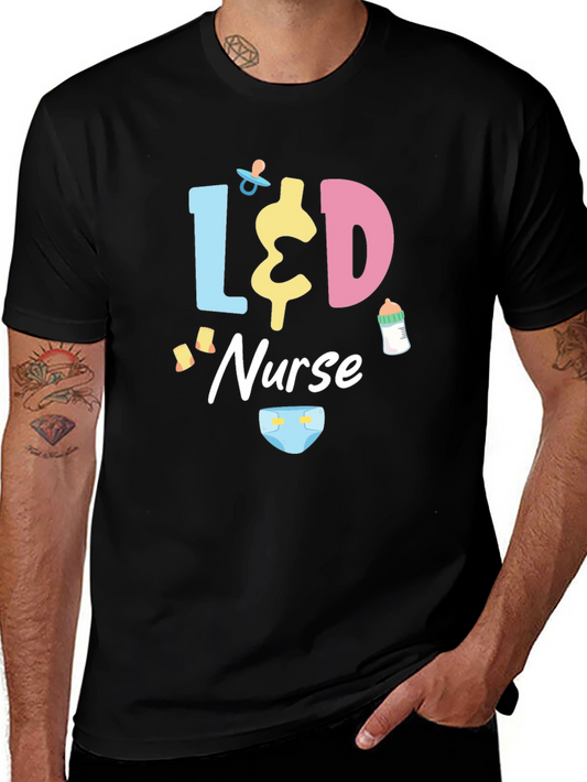 L&D Nurse T-Shirt - Black Cotton Tee