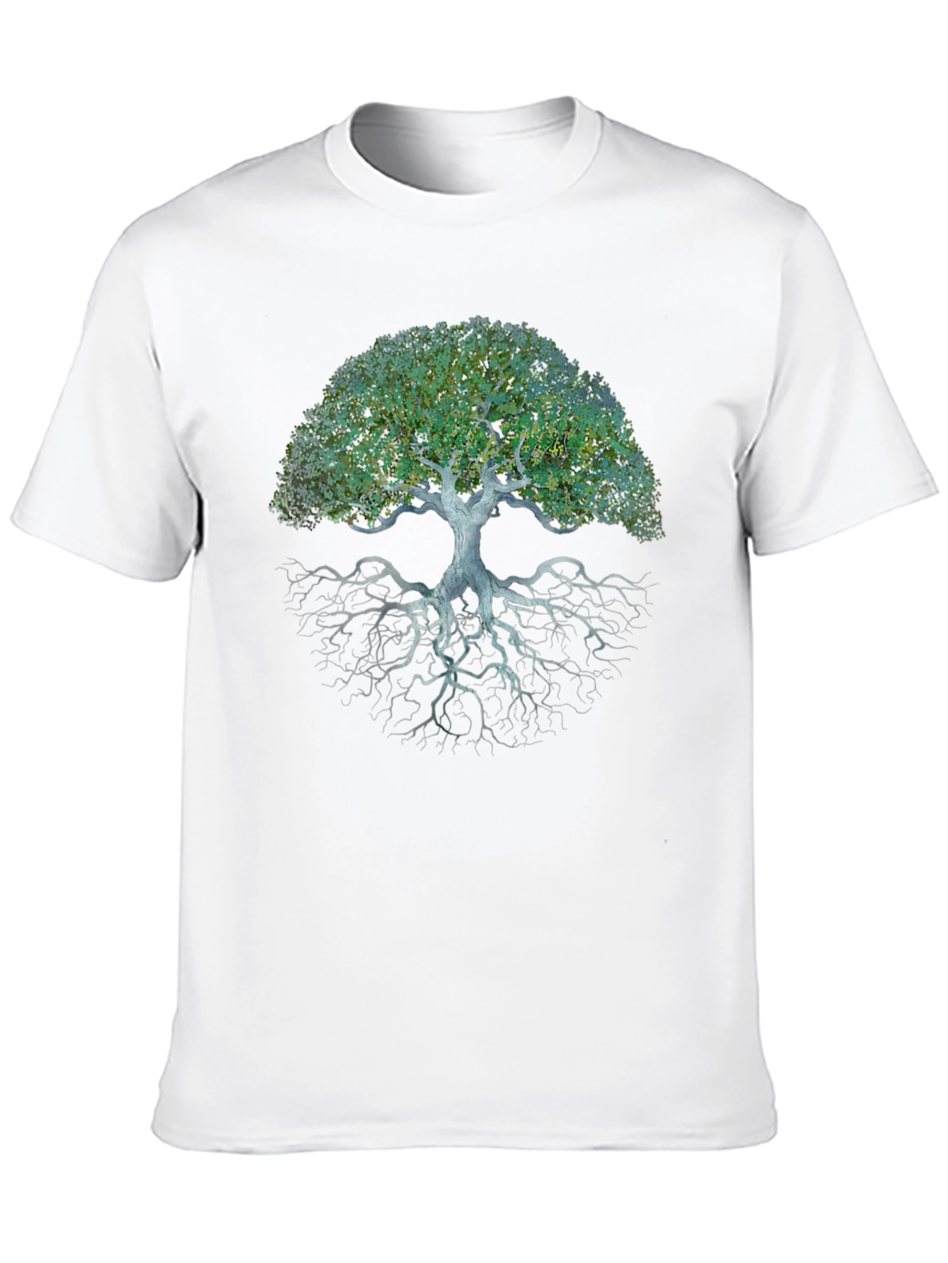 Tree of Life Graphic Tee - Black Cotton Blend
