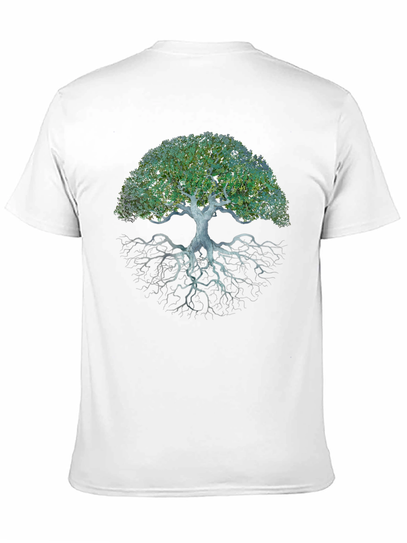 Tree of Life Graphic Tee - Black Cotton Blend
