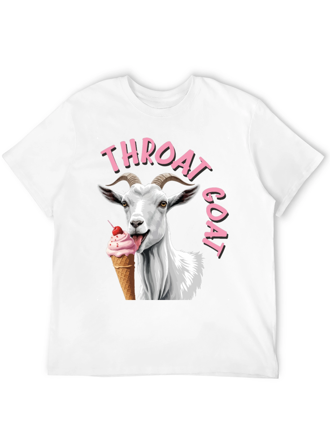 Throat Goat T-Shirt - Funny Graphic Tee