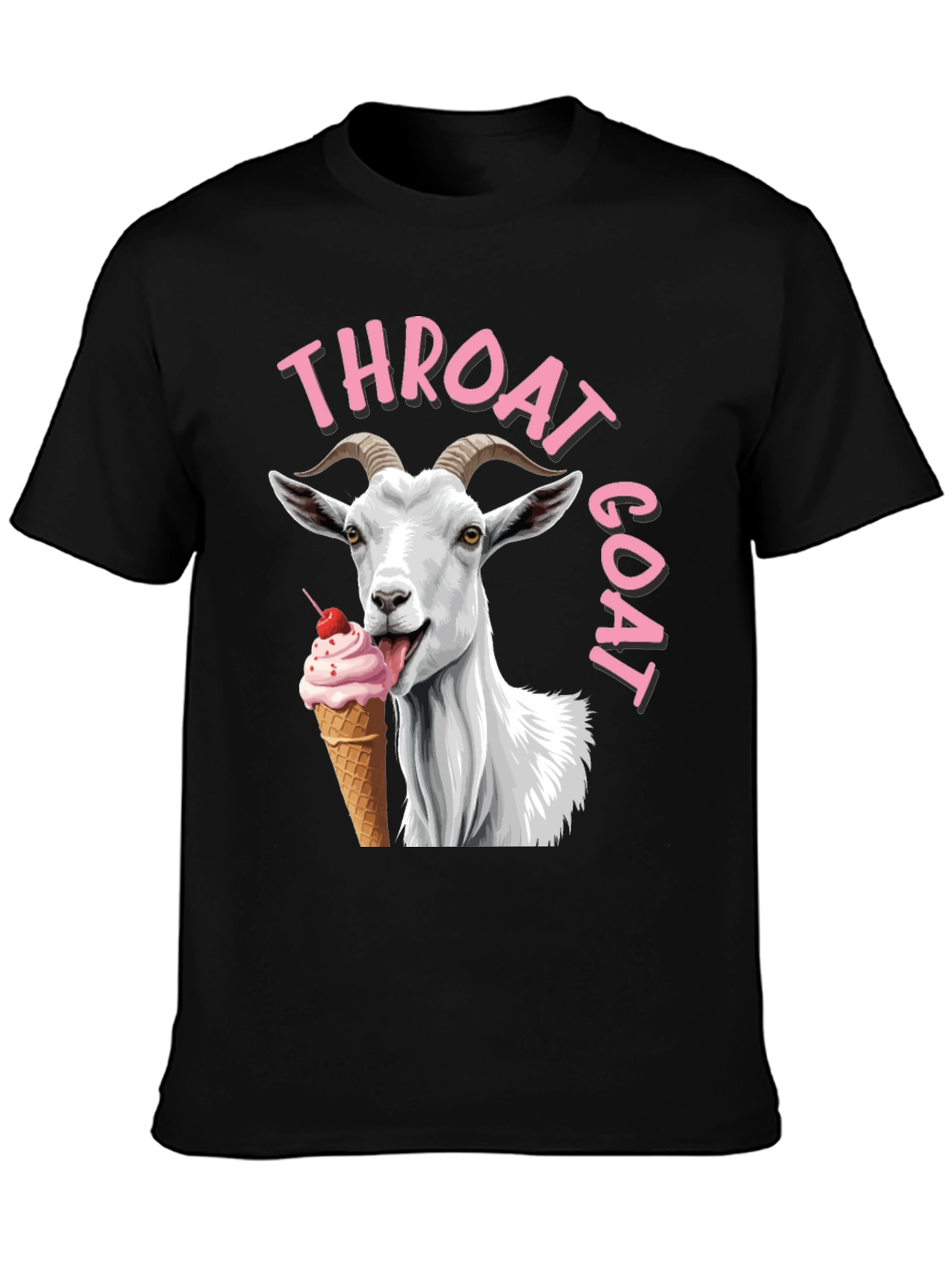 Throat Goat T-Shirt - Funny Graphic Tee