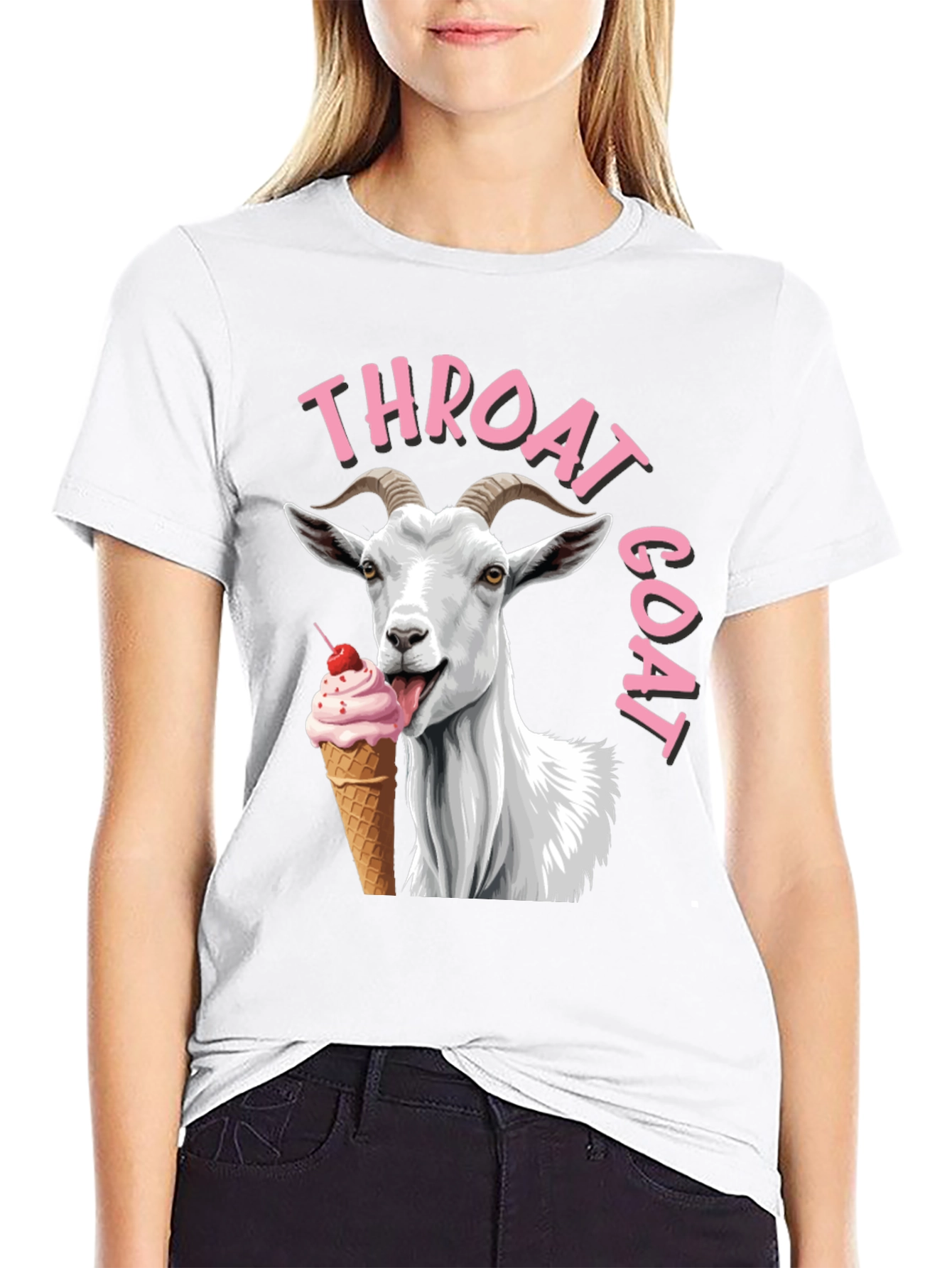 Throat Goat T-Shirt - Funny Graphic Tee