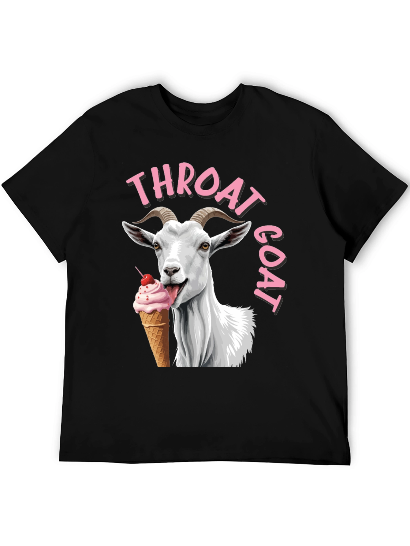 Throat Goat T-Shirt - Funny Graphic Tee