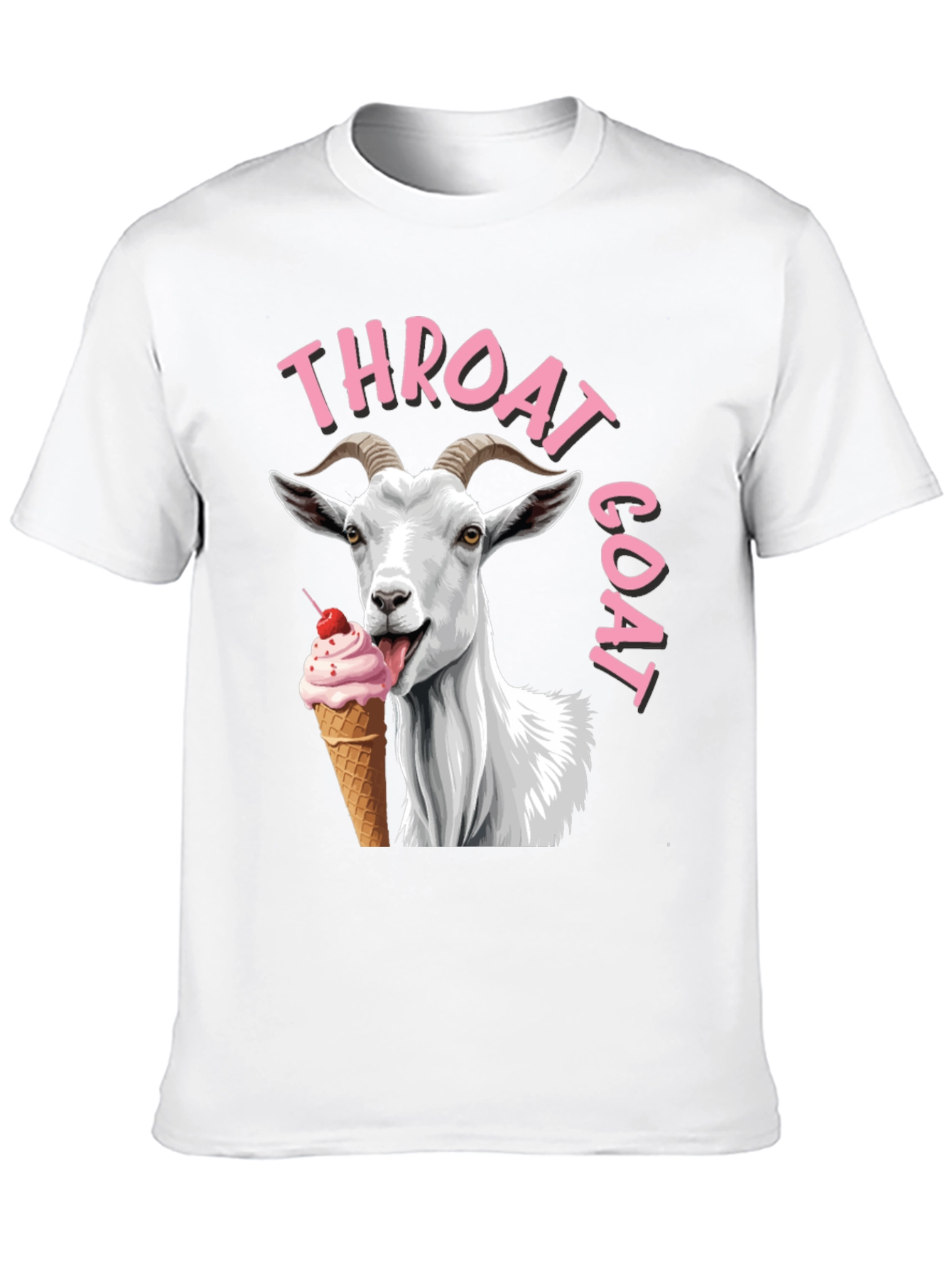 Throat Goat T-Shirt - Funny Graphic Tee